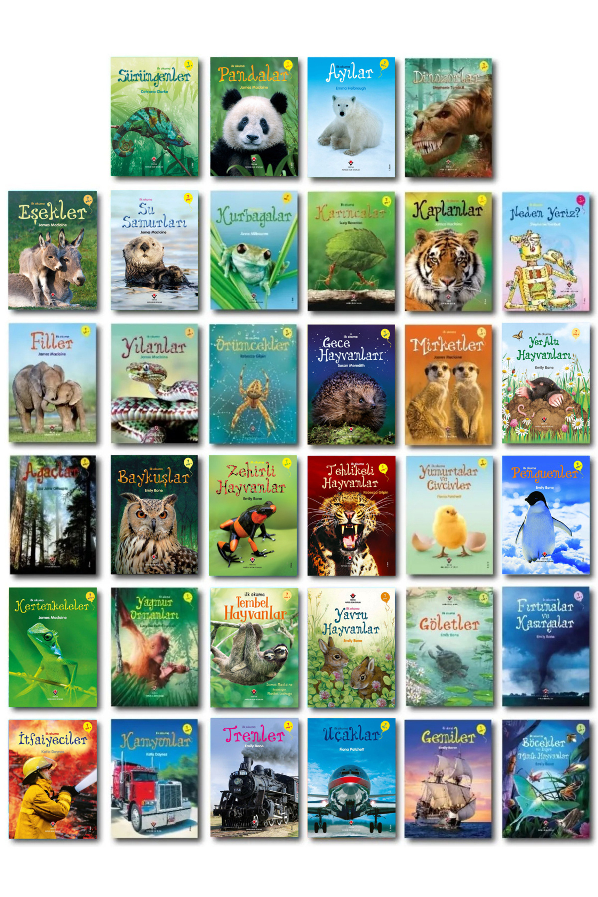 Tübitak Yayınları İlk Okuma Kitapları Seti Tüm Set 34 Kitap Yaş