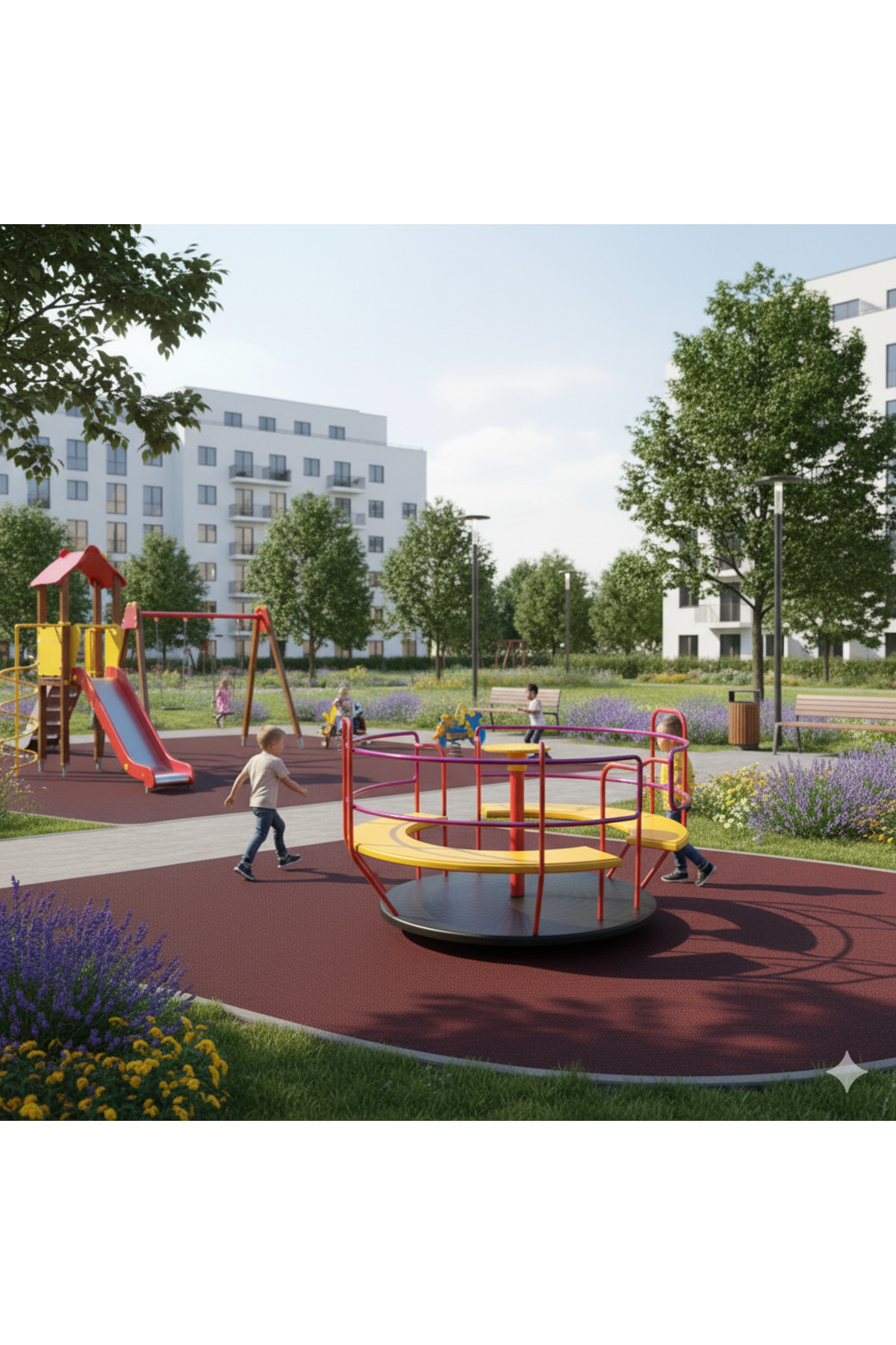 Soylu Grup Kent ve Bahçe Mobilyaları Çocuk Oyun Elemanı, Oturaklı Dönence fotoğrafı 2 (önizleme)