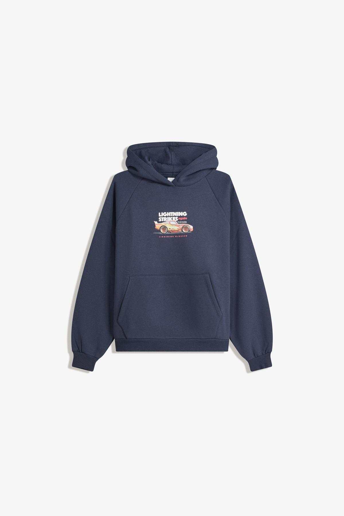 Bershka  Cars Kapüşonlu Sweatshirt - Görsel 2