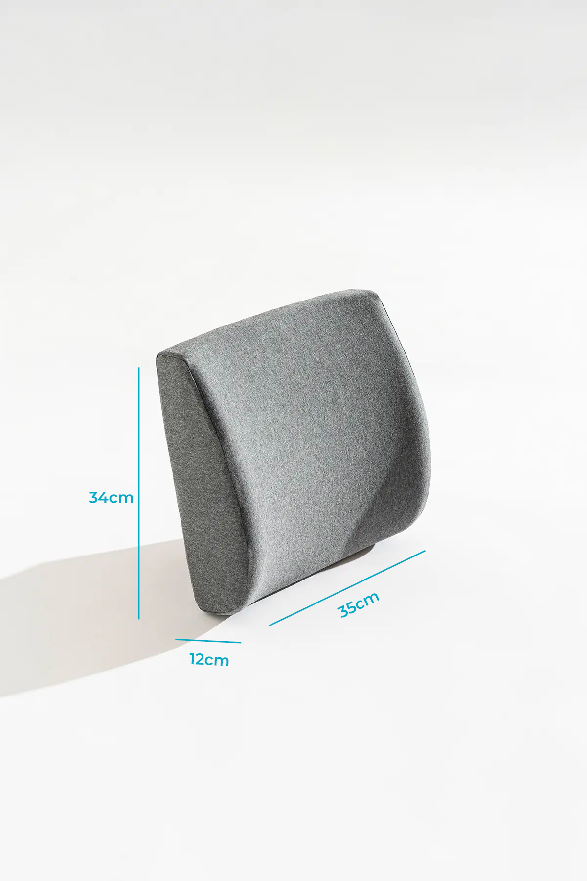 Softlife Ortopedik Visco Bel Yastığı Ofis Araba Koltuk Yastığı Bel Destek Minderi 35x34x12 cm