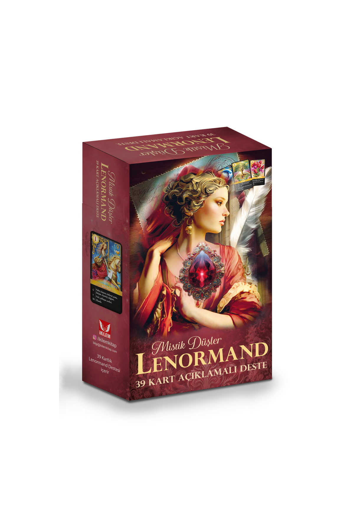 İkilem Yayınevi Mistik Düşler Lenormand Destesi / 39 Kart Açıklamalı Tarot Kehanet Deste