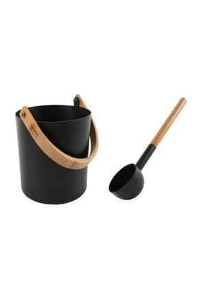 Narvi Black Serisi Sauna Kova-Kepçe 6,5 lt