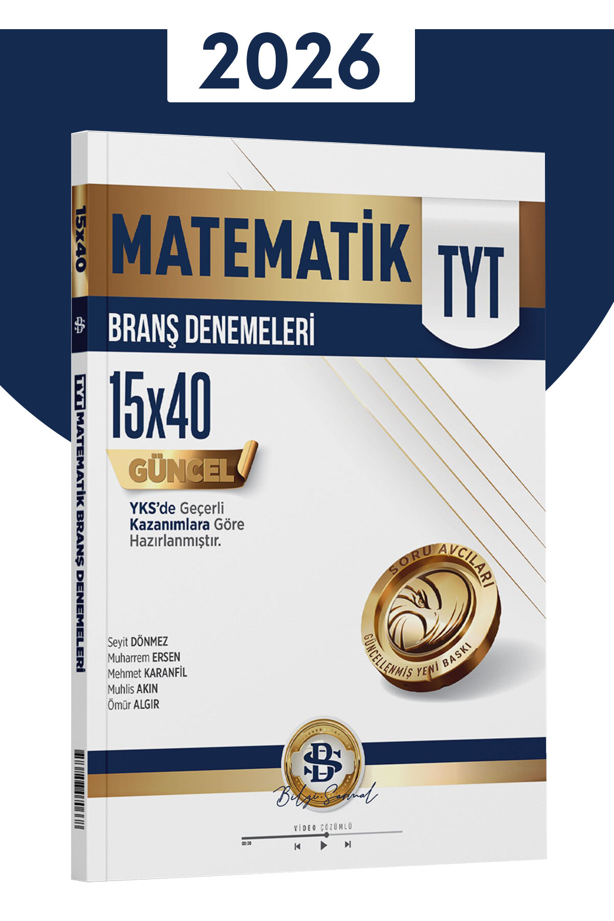 Bilgi Sarmal Yayınları 2026 Sarmal Tyt Matematik 15 X 40 Branş Denemeleri