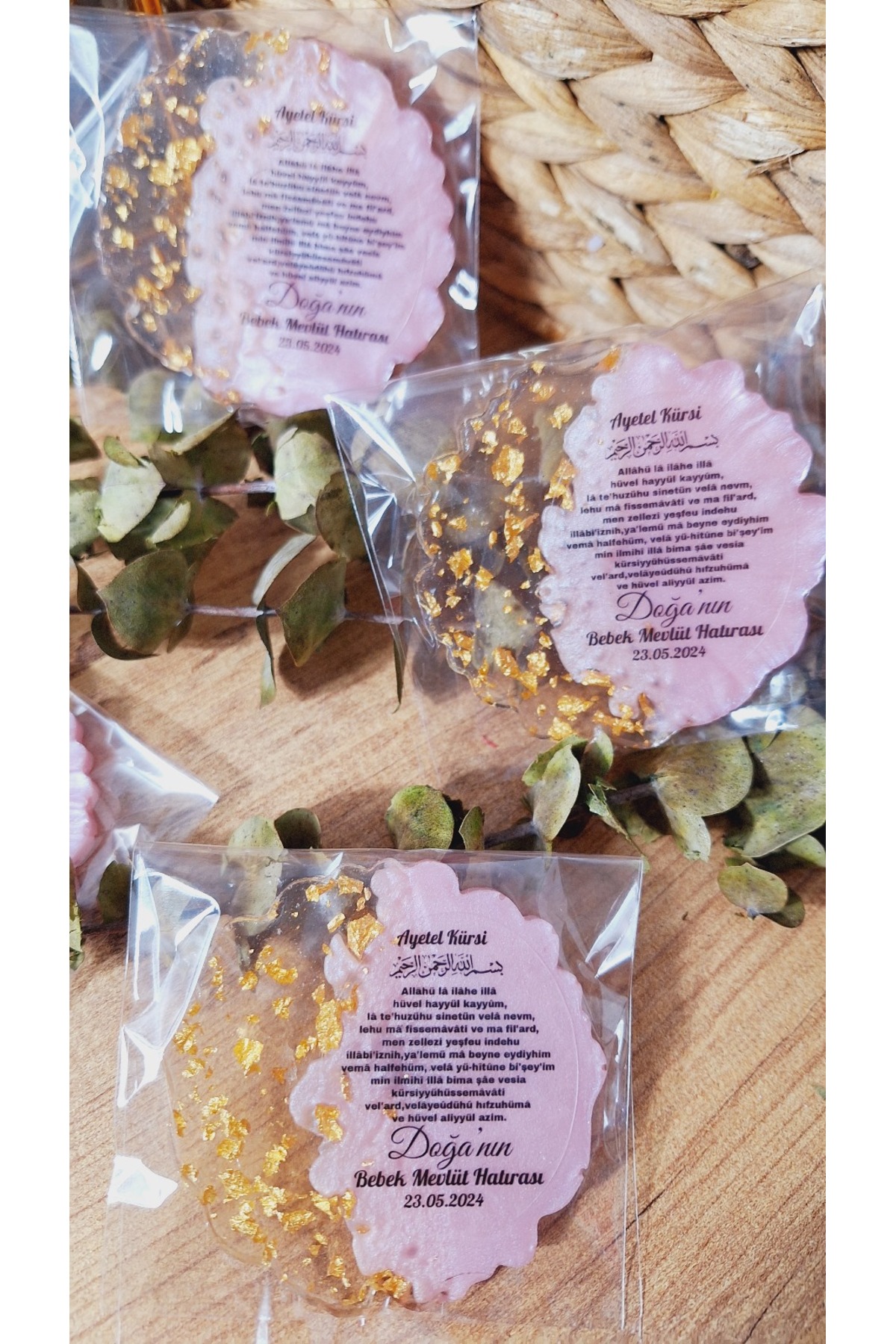 SevgiliAtolyemm Pembe Epoksi Magnet 10 Adet Sünnet Doğum Günü Mevlüt Hediyelik fotoğrafı 4 (önizleme)