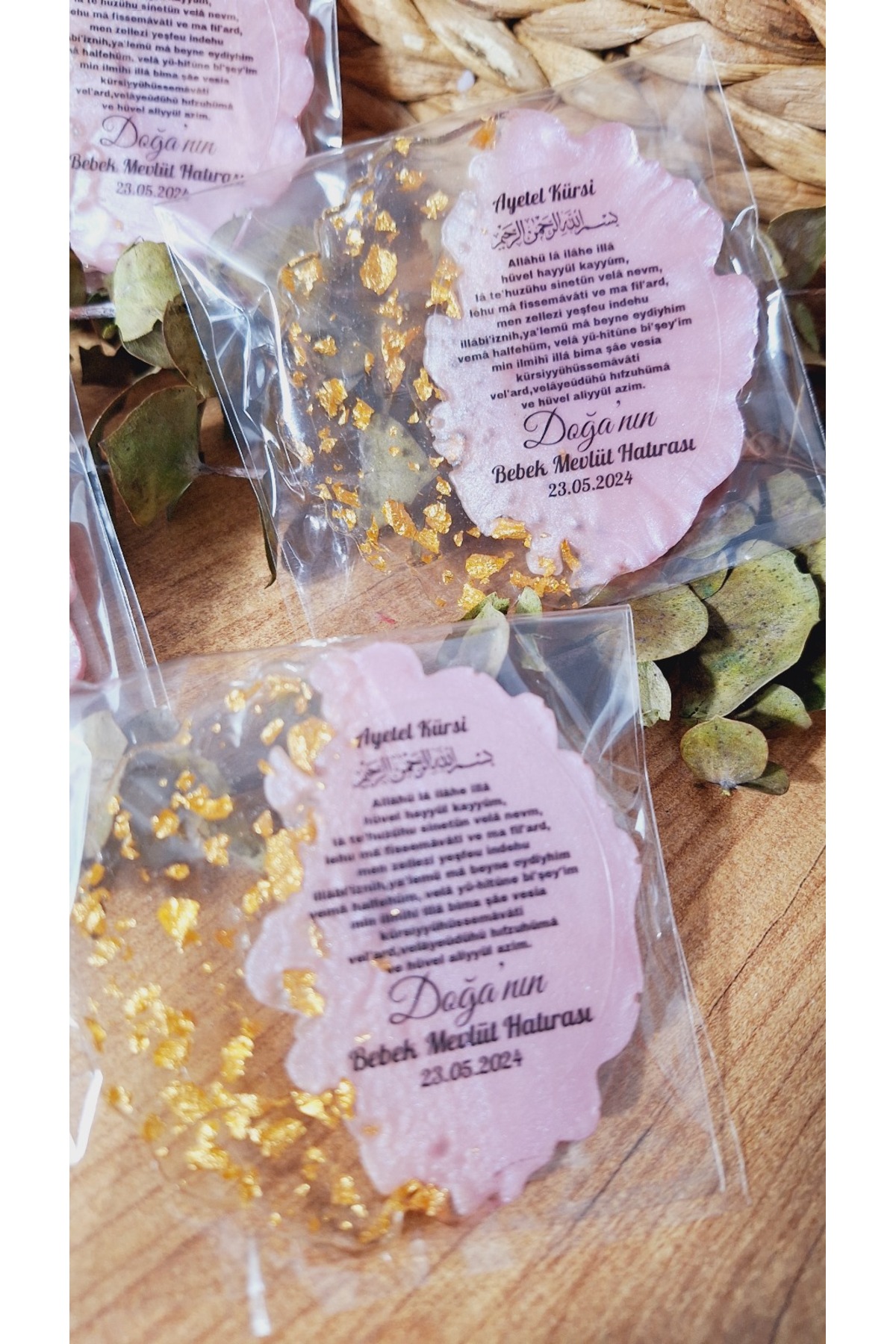 SevgiliAtolyemm Pembe Epoksi Magnet 10 Adet Sünnet Doğum Günü Mevlüt Hediyelik fotoğrafı 3 (önizleme)