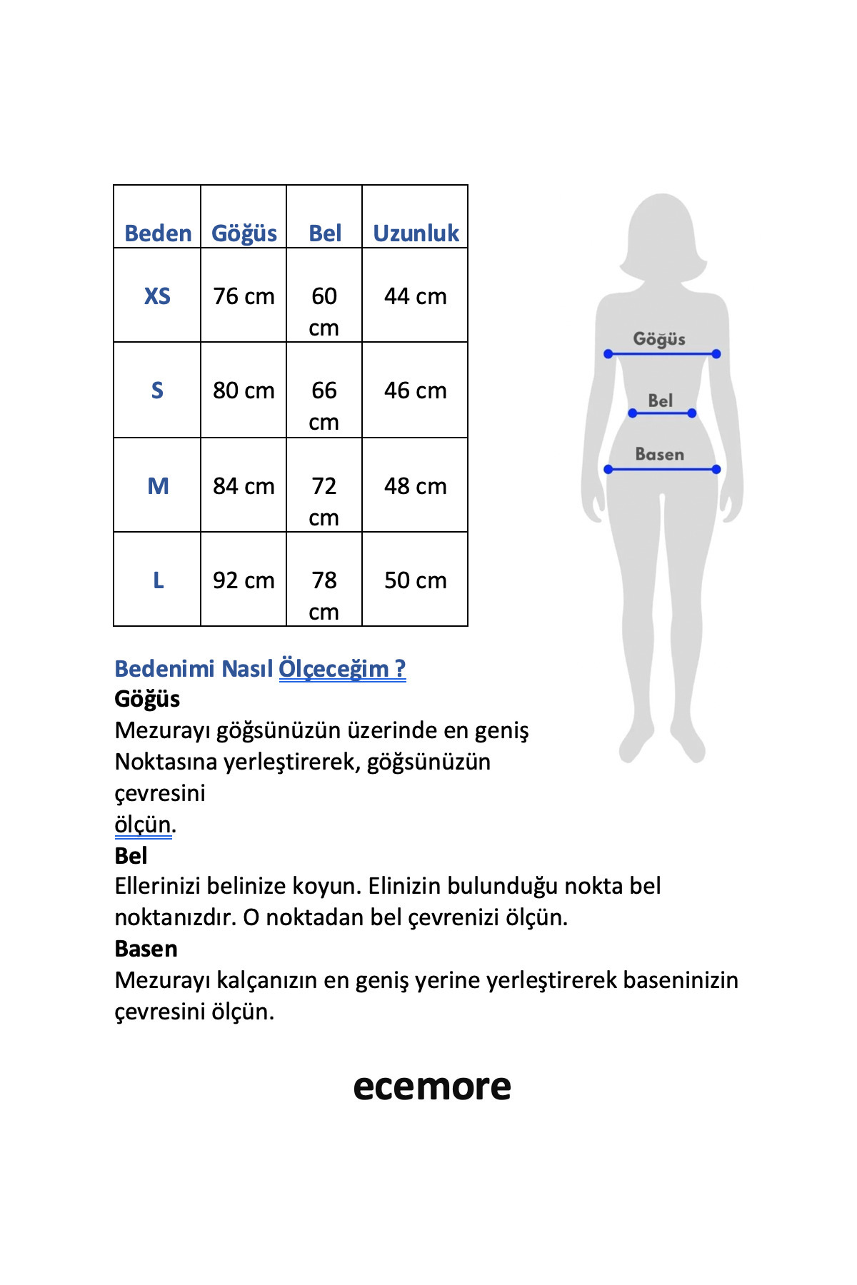 ecemore Bisiklet Yaka Belden Oturtmalı Geniş Kollu Beyaz Bluz E9128 görsel 5