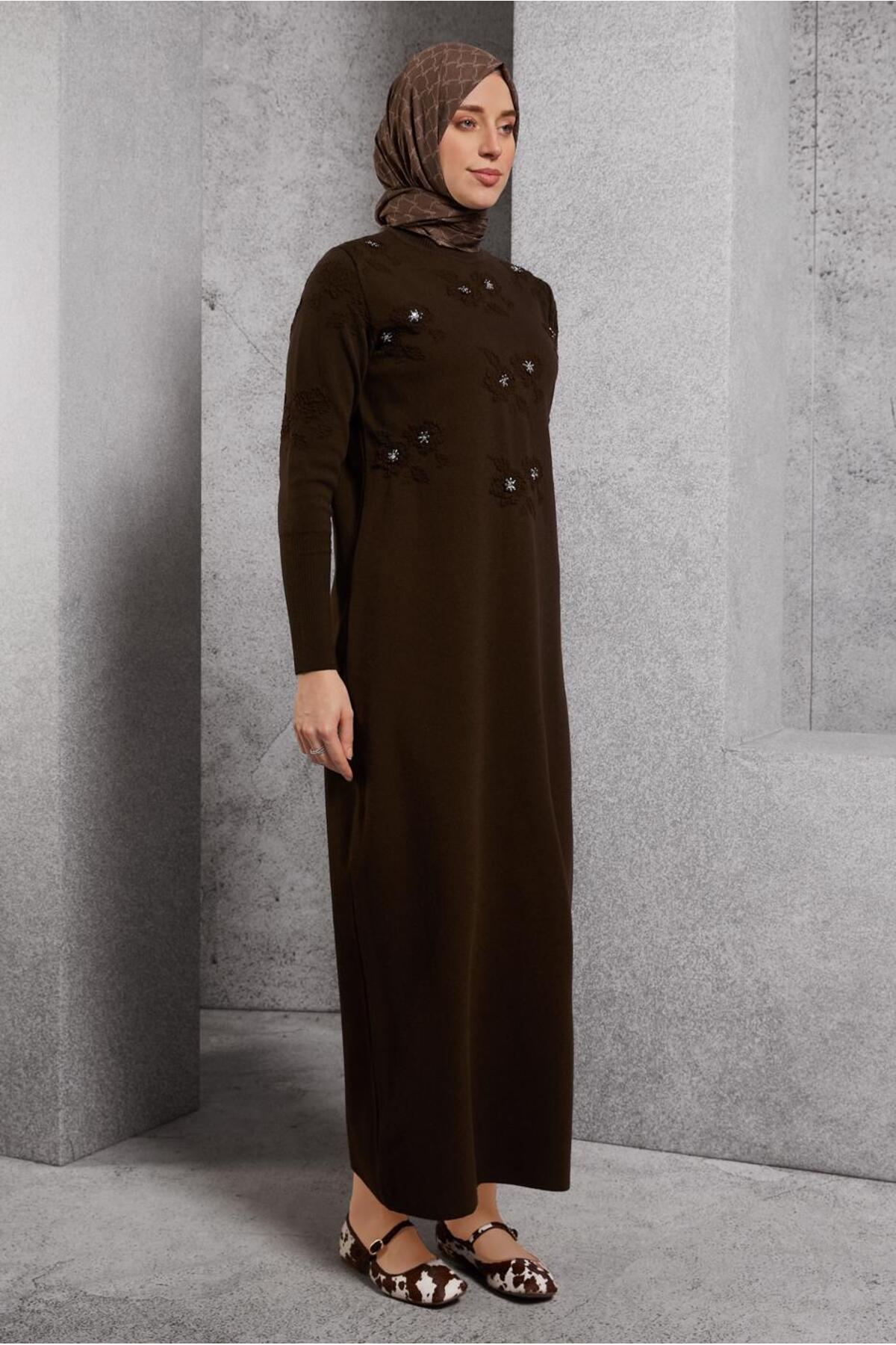 آلوینا لباس بافتنی طرح سنگ کد ۴۴۹۱۵