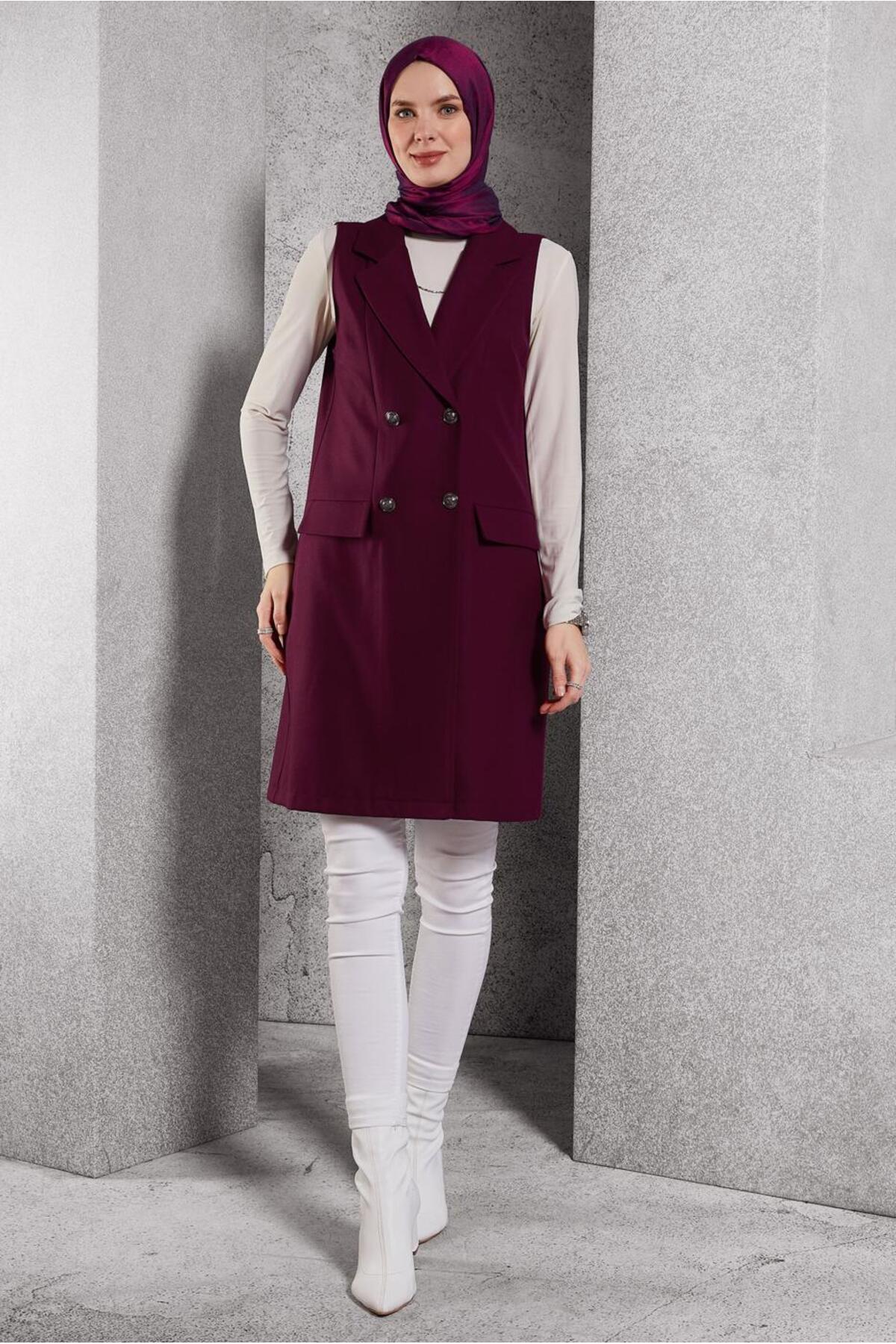 Alvina KRUVAZE YAKA YELEK 45219