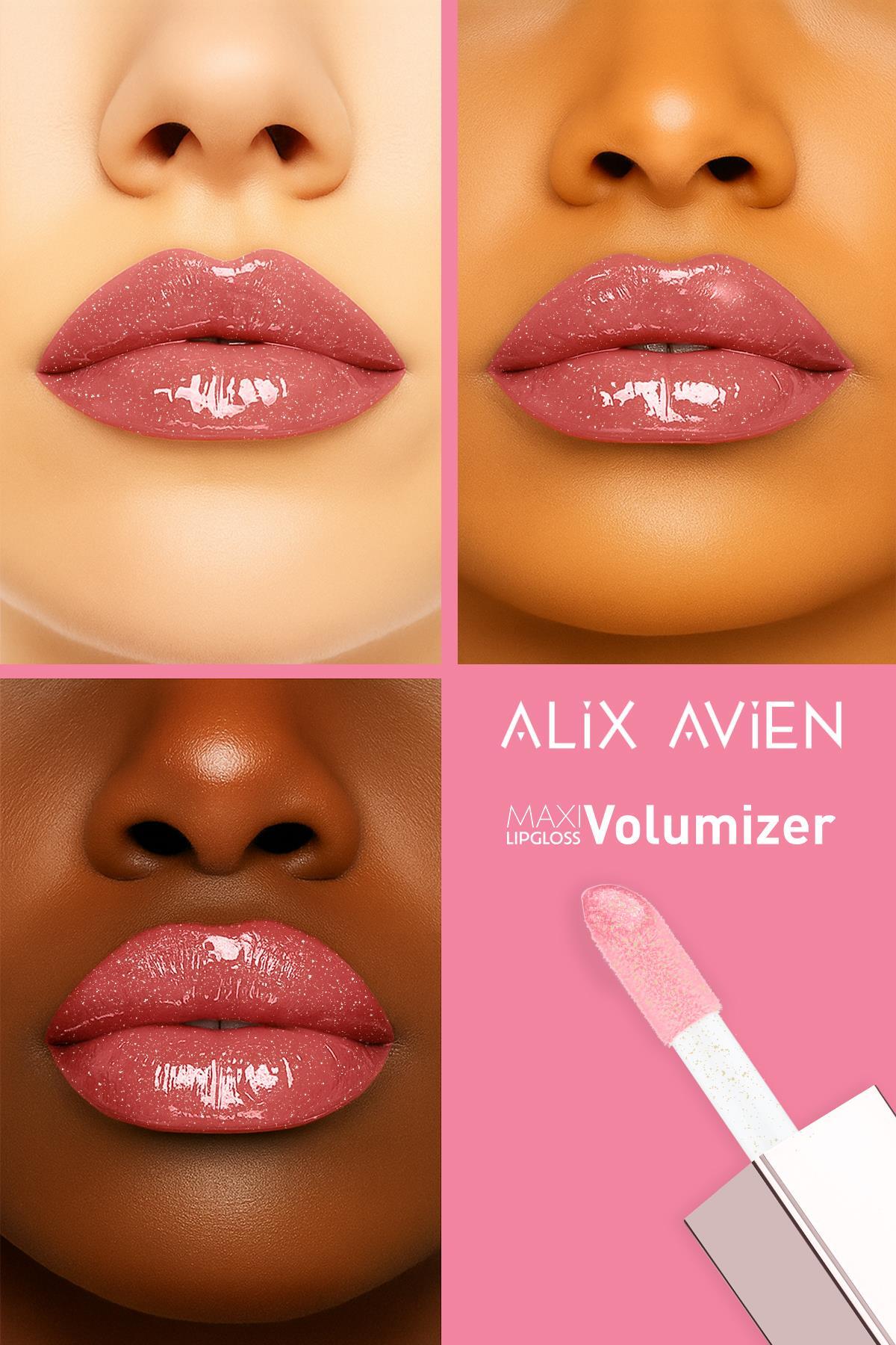 Maxivolumizer Lipgloss 204 - Pearly Queen - Kalıcı ve Nemlendirici Ruj - Dolgunlaştırıcı Etki — بژ MAXIVOLUMIZER — تصویر 3 از 9