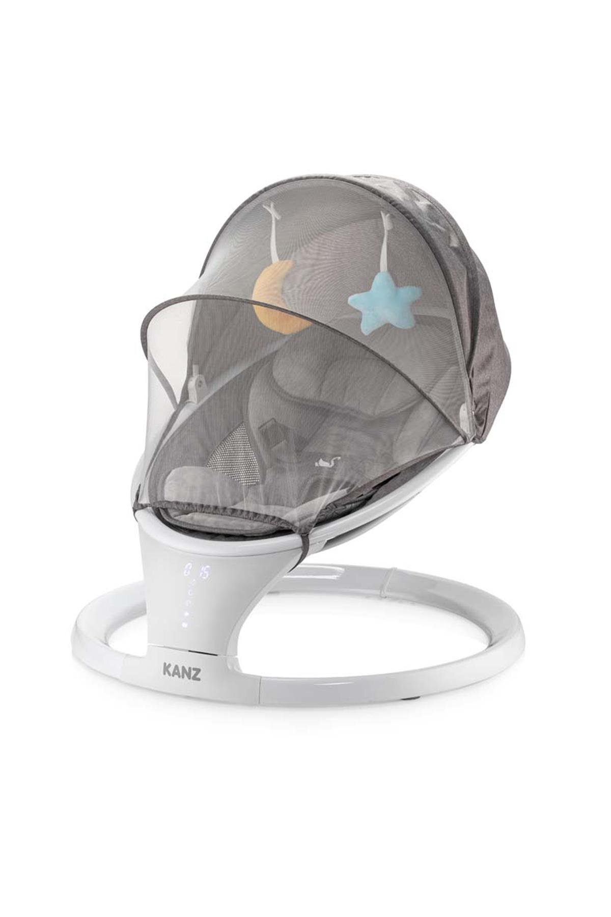 Kanz Swan Elektrikli&Kumandalı Ana Kucağı Gri fotoğrafı 2 (önizleme)