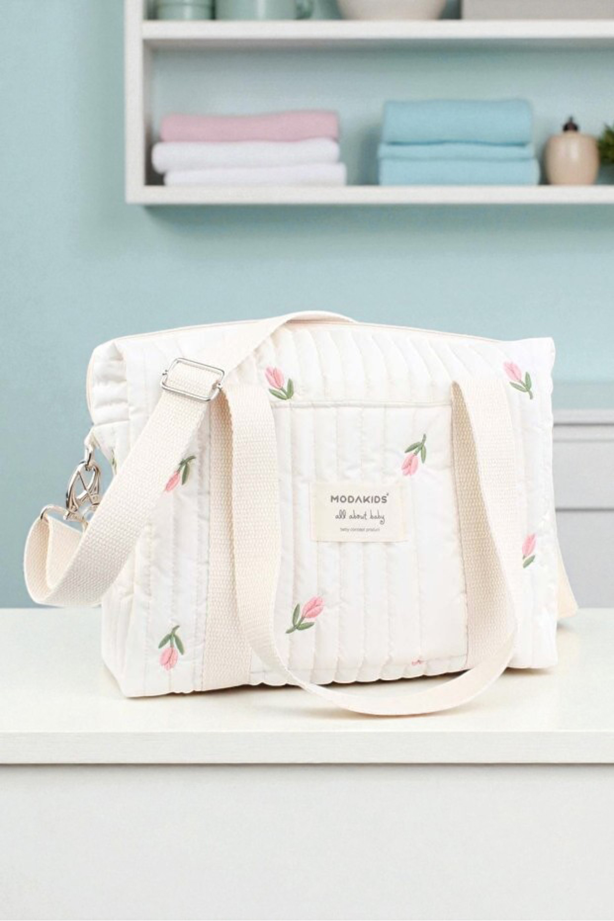 Modakids Anne Bebek Bakım Çantası Kapitone Su Geçirmez Bebek Arabası Organizer Düzenleyici Stroller Bag fotoğrafı 2 (önizleme)