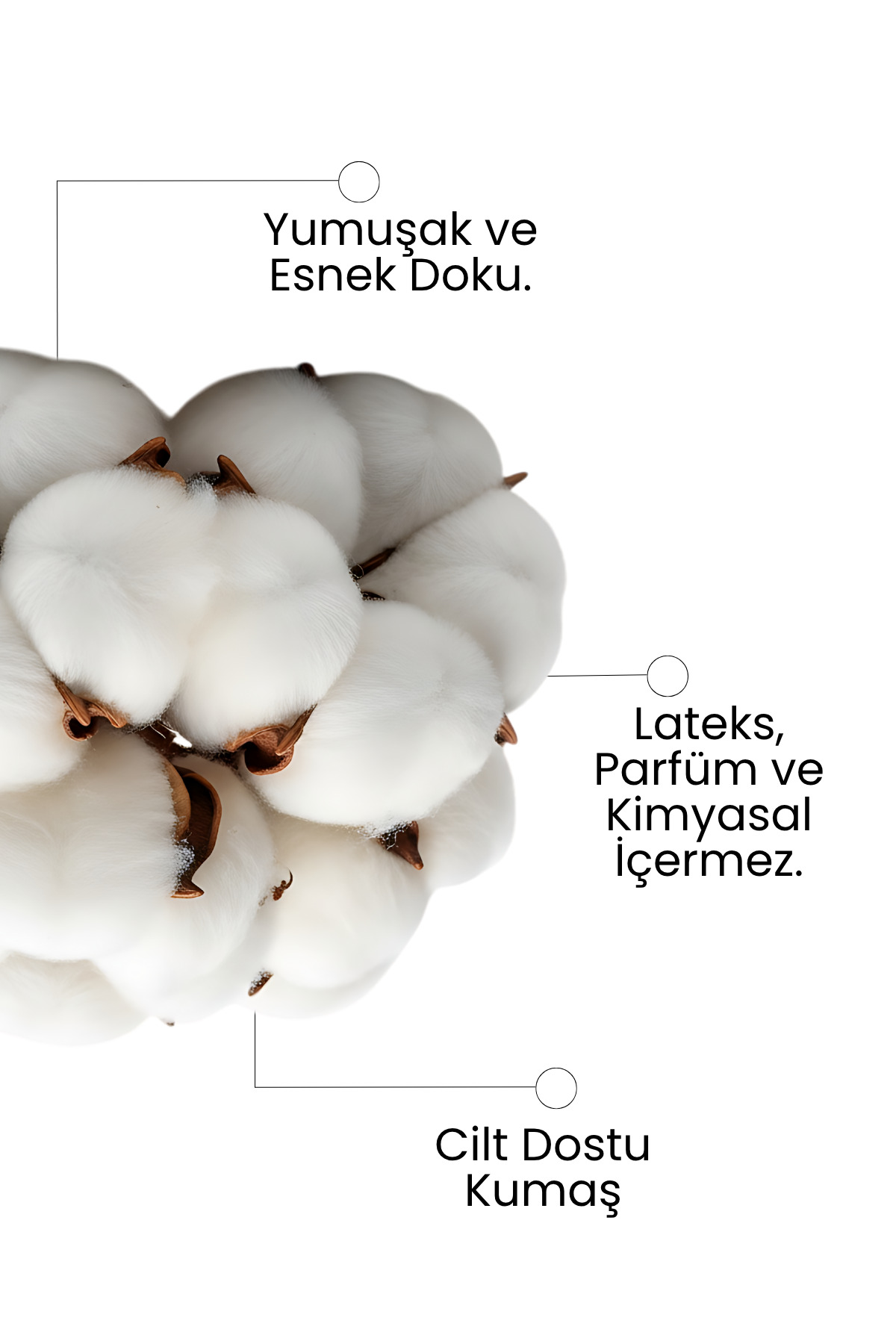 CREADERM  Pamuklu Koruyucu Egzama Eldiveni-%100 Pamuklu- Egzema Eldiveni- 3 Adet - Görsel 7