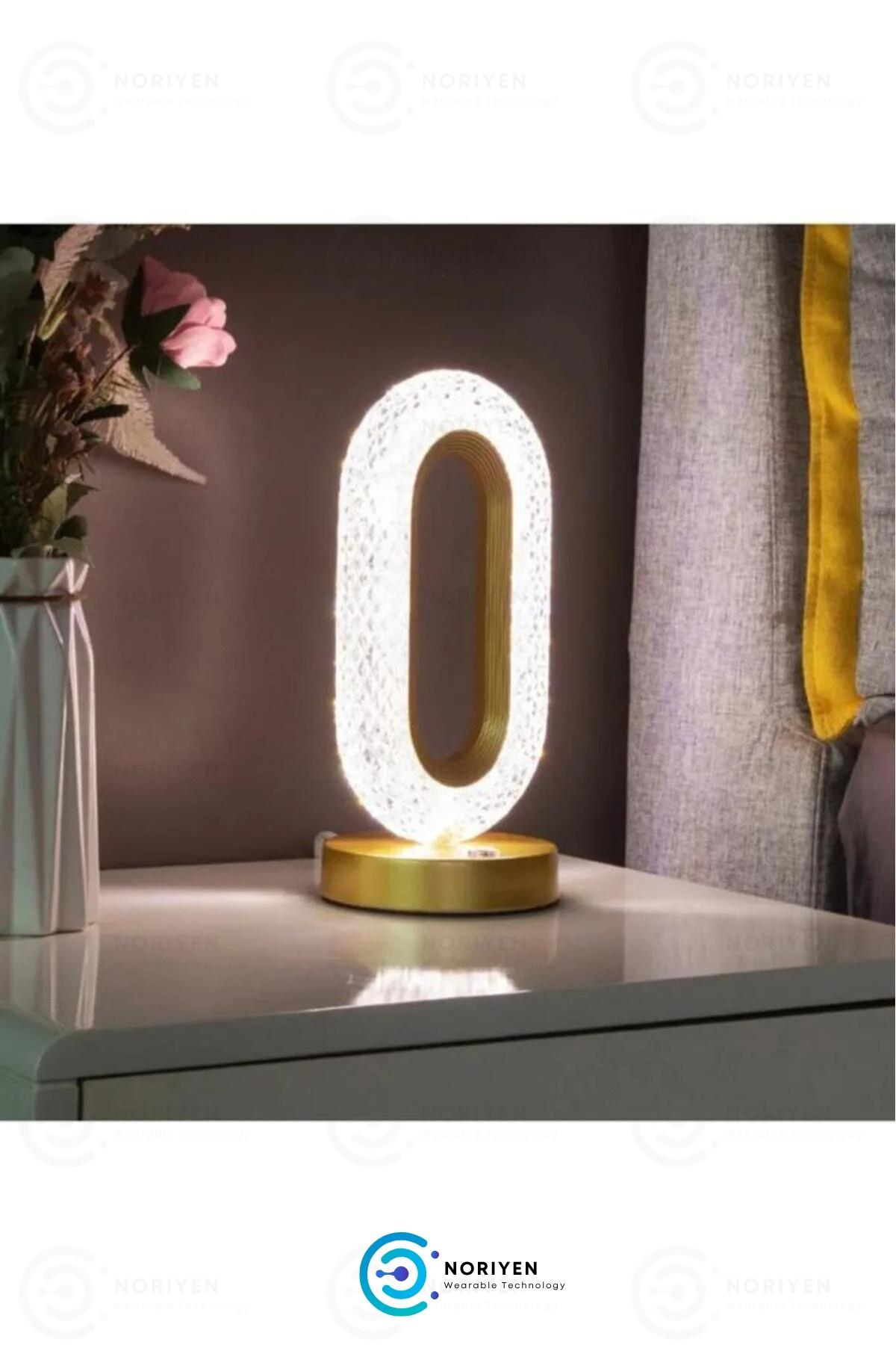 Yeni Nesil Şarjlı Akrilik LED Kristal Elmas Dekoratif Dokunmatik Romantik Masa & Gece Lambası