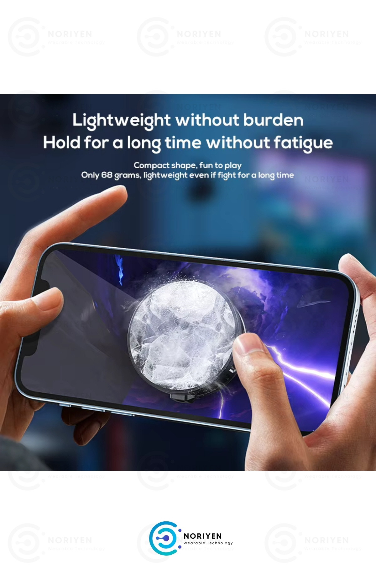 Yeni Nesil Ultra Güçlü Magsafe Manyetik Mıknatıslı Buz Soğutma Cep Telefonu ve Tablet Fan Soğutucu