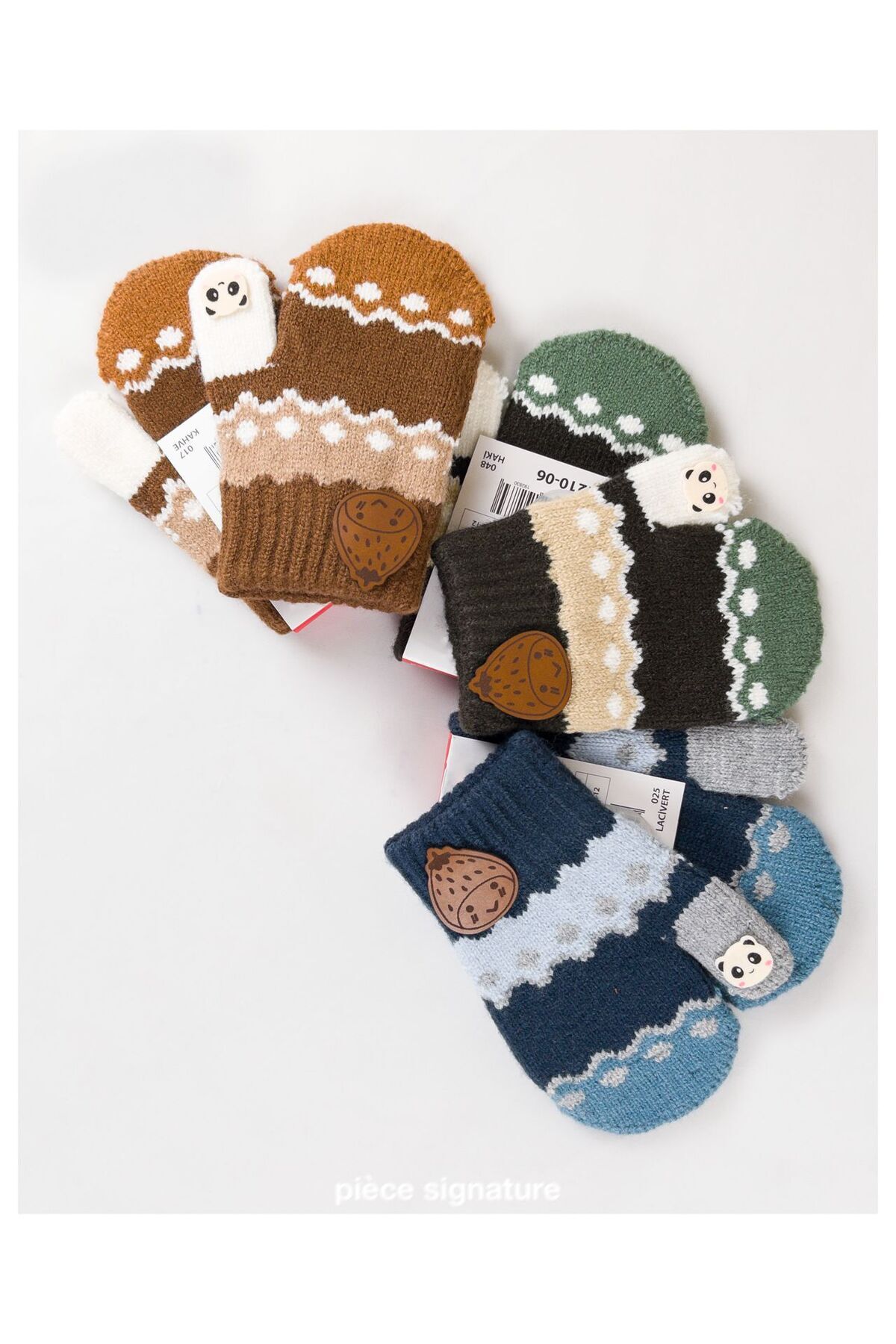 PIECE SIGNATURE %100 Acrylic Erkek Bebek Eldiven ( 1-3 Yaş ) fotoğrafı 5 (önizleme)