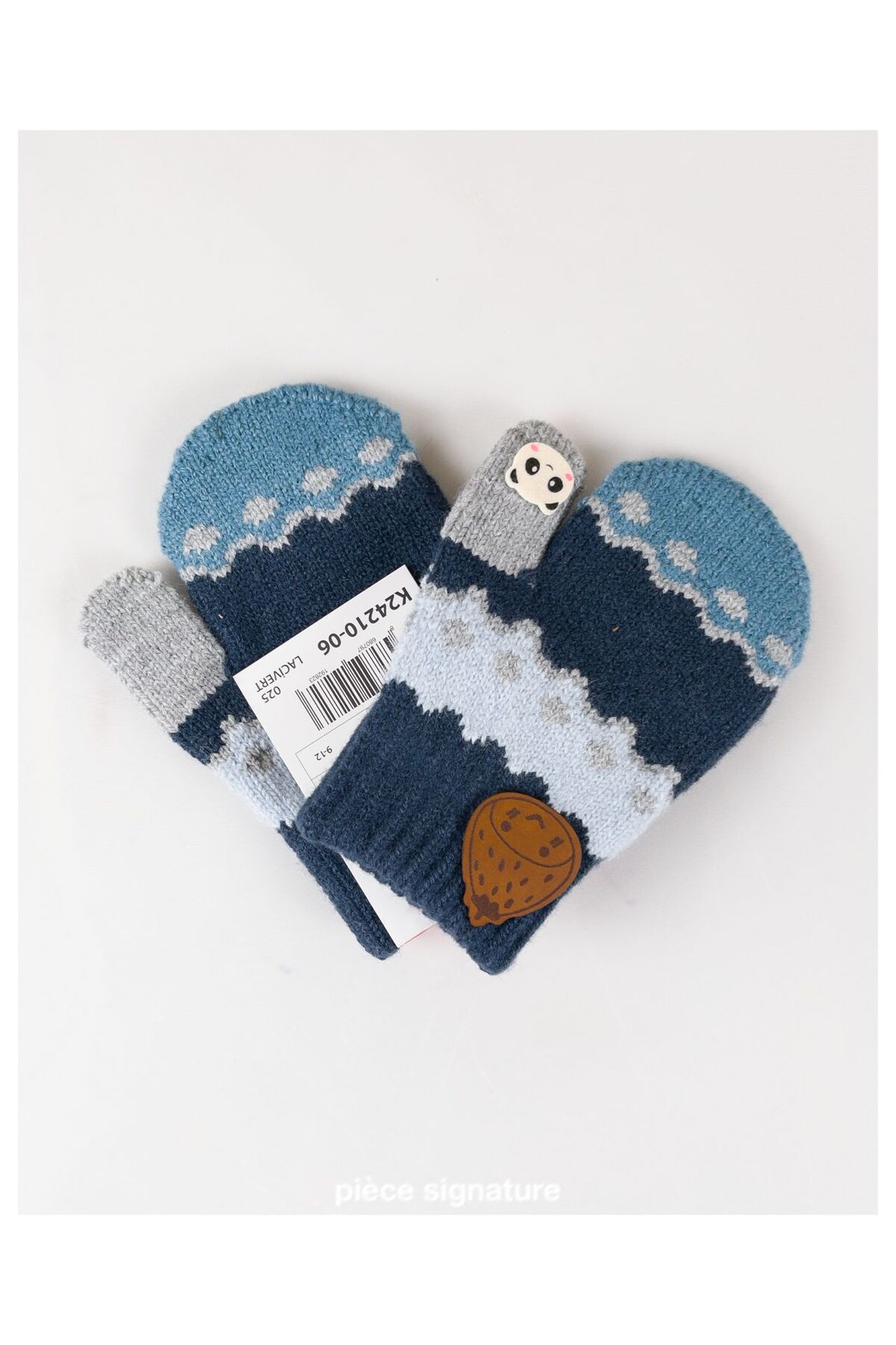 PIECE SIGNATURE %100 Acrylic Erkek Bebek Eldiven ( 1-3 Yaş ) fotoğrafı 2 (önizleme)