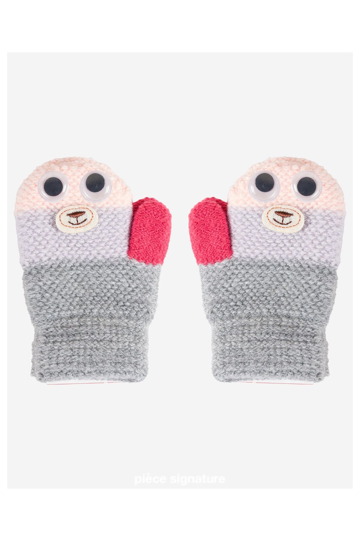 PIECE SIGNATURE Aksesuarlı %100 Acrylic Bebek Eldiven ( 1-3 Yaş ) fotoğrafı 4 (önizleme)