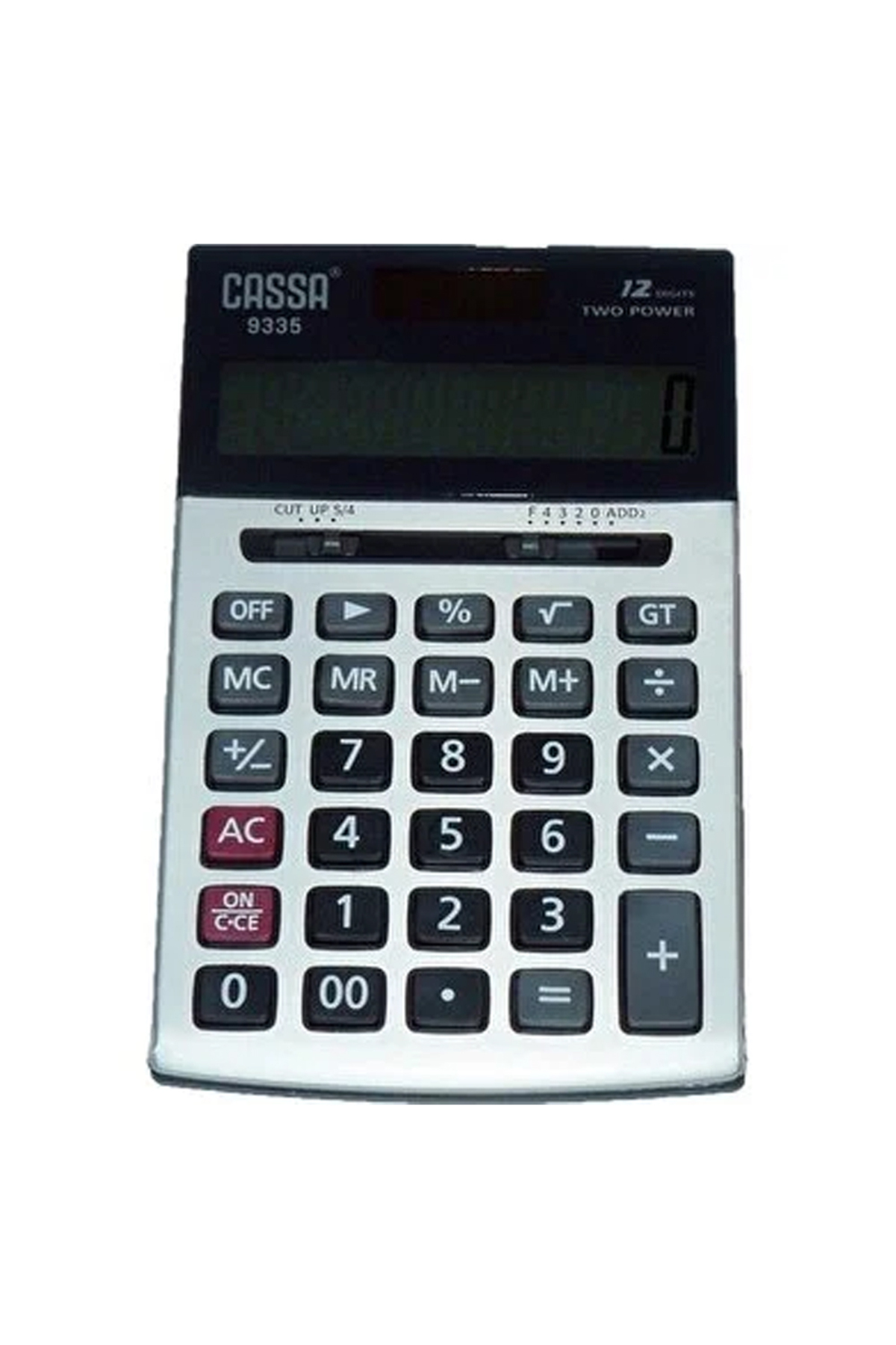 Cassa Hesap Makinesi Elektronik 12 Hane Siyah 9335
