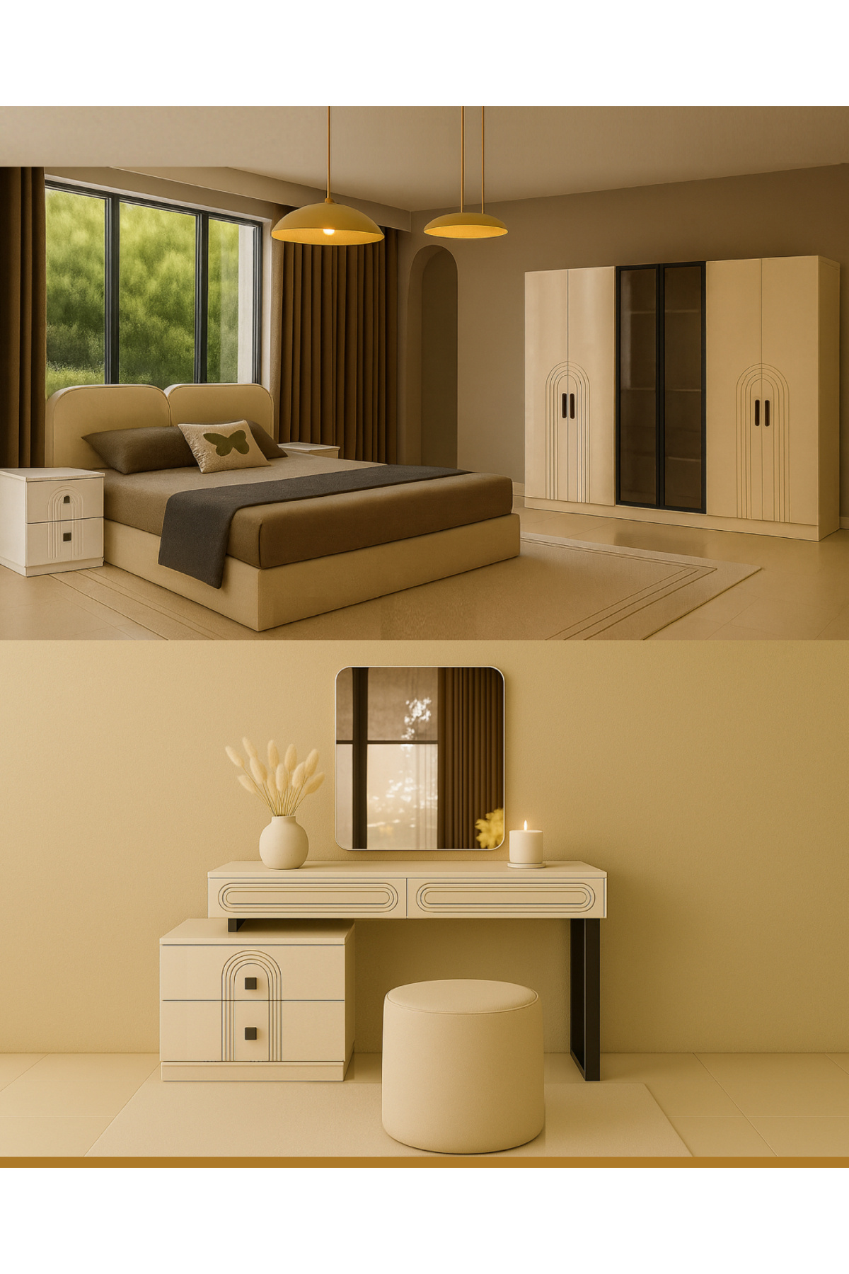 inegölmobilyası İnci Yatak Odası Takımı %100 MDF - Fiyatı, Yorumları