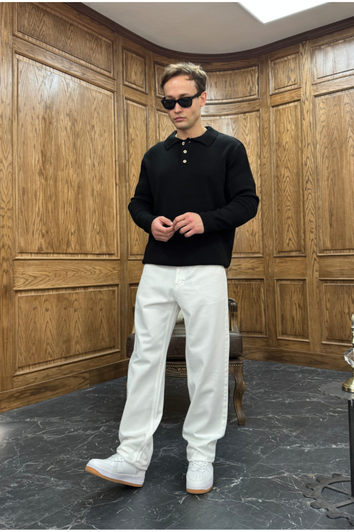 corfixman  Baggy Beyaz Pantolon - Görsel 6