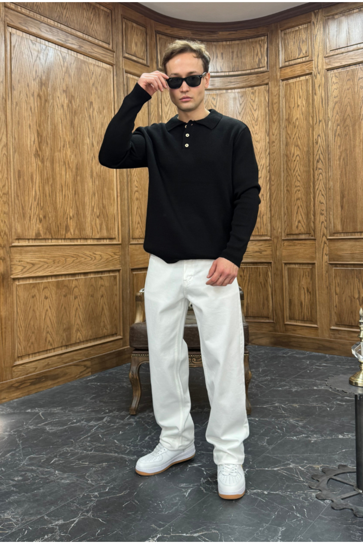 corfixman  Baggy Beyaz Pantolon - Görsel 4