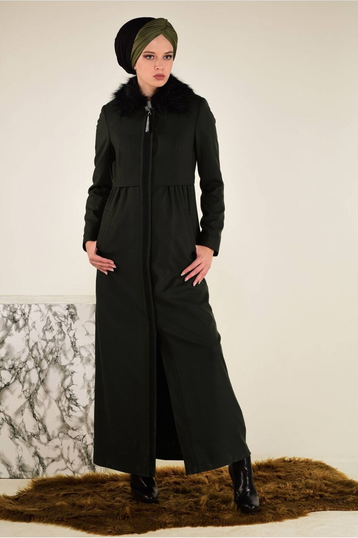 آلوینا کت زیپدار خزدار ۹۷۶۰ آلوینا کت زیپدار خزدار ۹۷۶۰