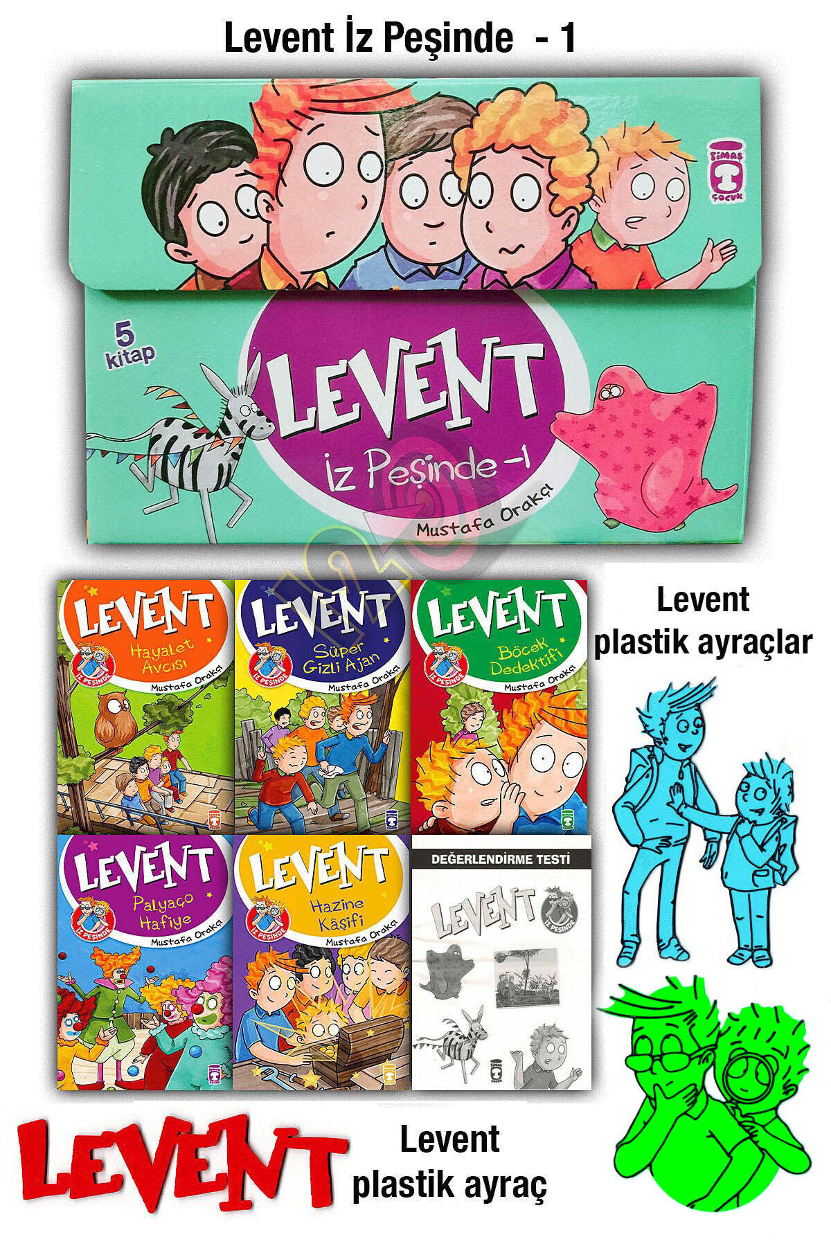 Timaş Çocuk Levent İz Peşinde Hikaye Seti 1 (5 Kitap) (9 yaş ve üzeri)