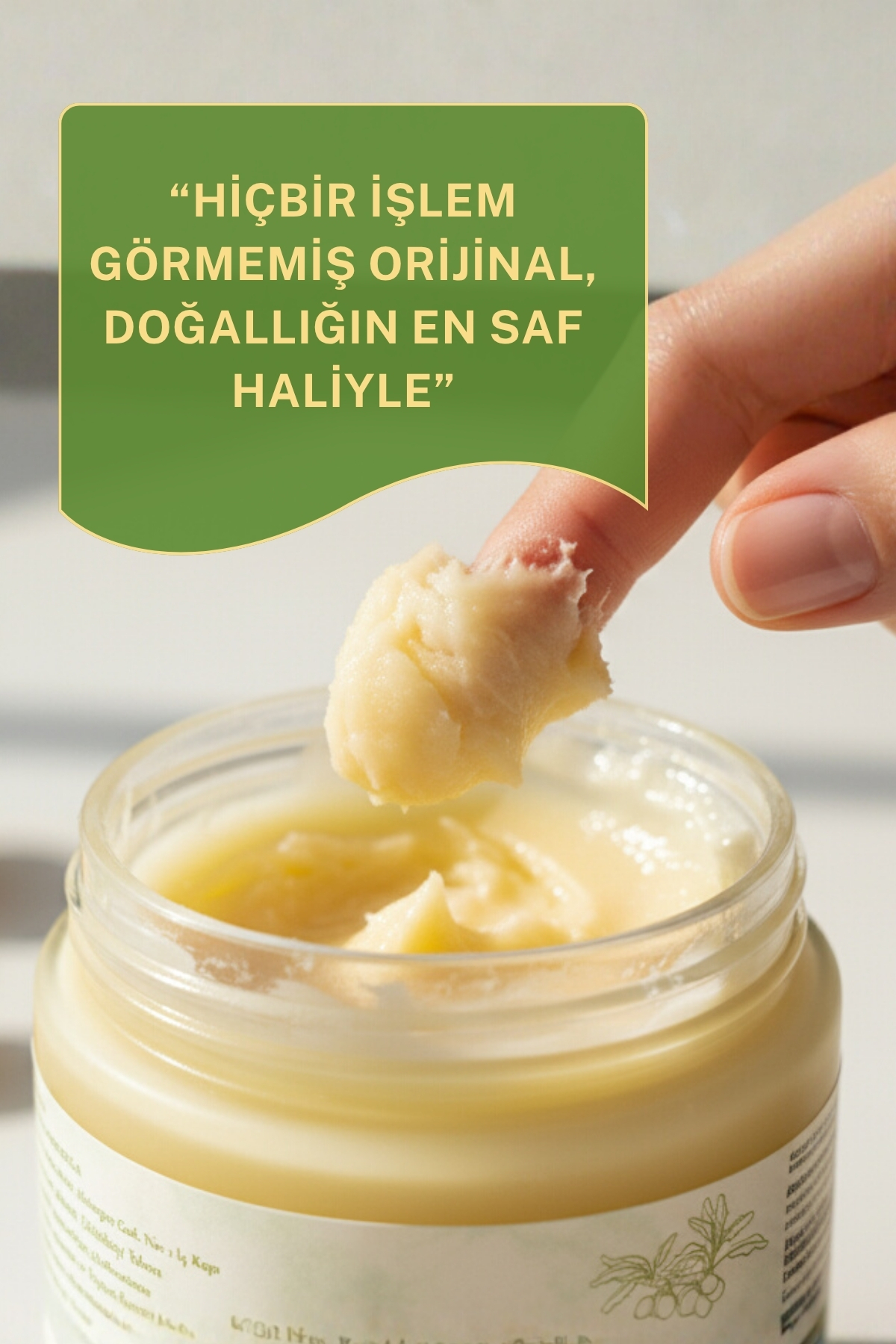 Shea Yağı - Soğuk Sıkım Ham Işlenmemiş Raw Virgin Shea Butter 100 gr — S24SHEA03 — تصویر 2 از 8