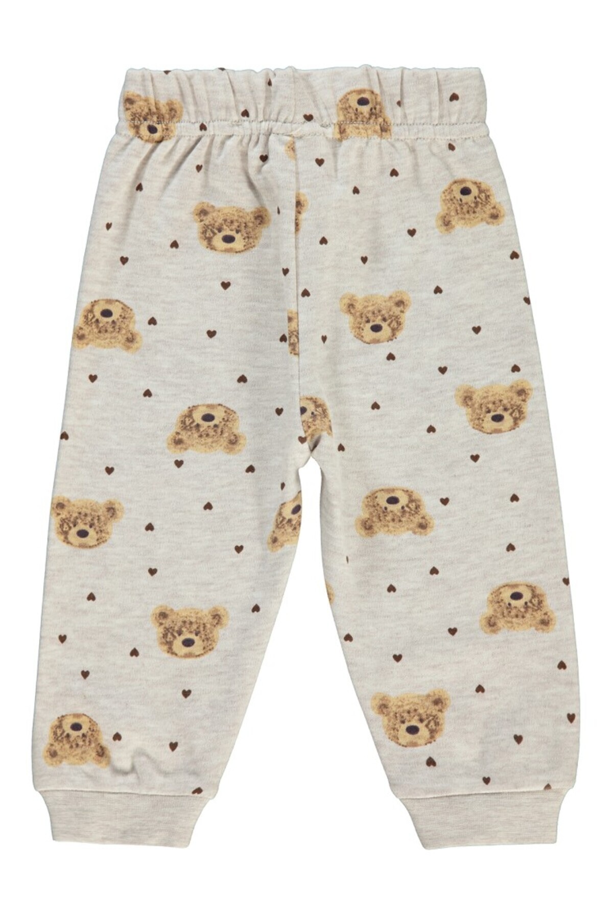 سیویل بیبی پوشک یک تکه خرس عروسکی قلبی شکل مخصوص نوزاد ۶ تا ۱۸ ماهه - بژ ۱۲ تا ۱۸ ماهه