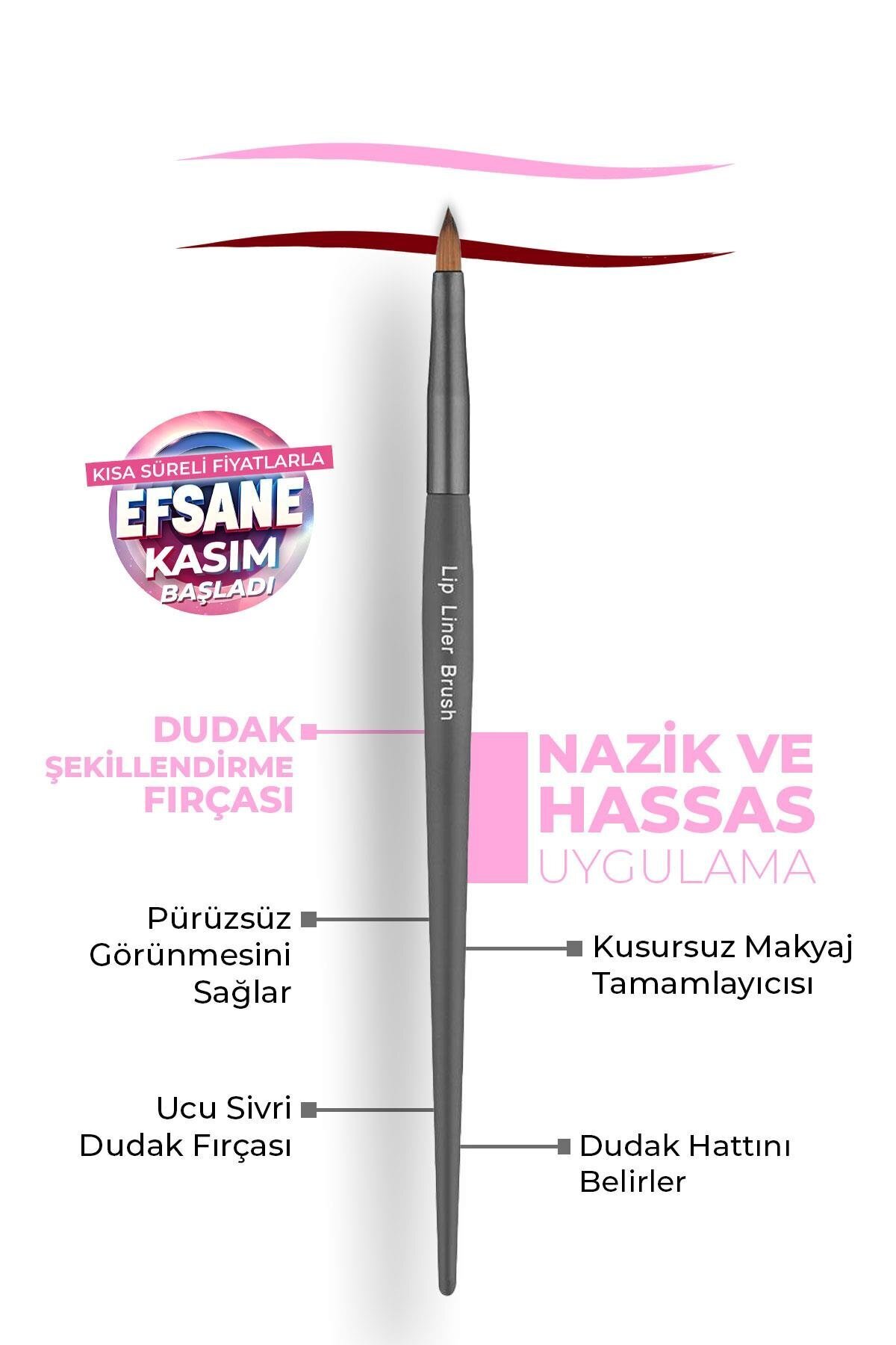 Alix Avien İnce Uçlu Dudak Fırçası - Lip Liner Brush