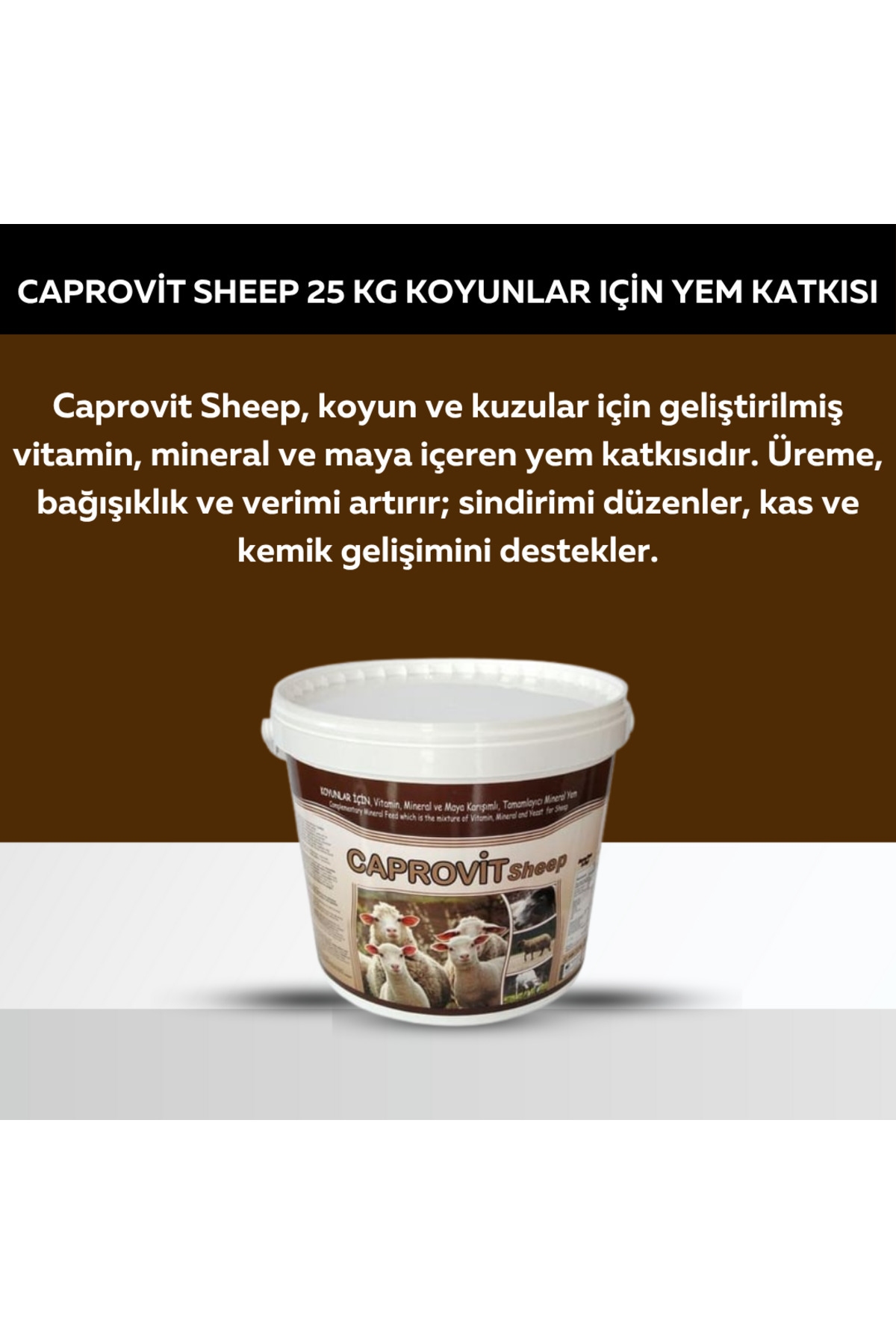 Royal İlaç Caprovit Sheep 25 Kg Koyunlar Için Yem Katkısı