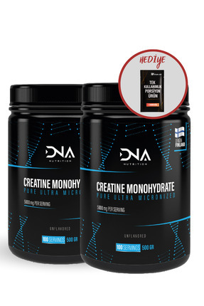 Dna Nutrition Creatine 500gr X 2 Adet (TOPLAM 1000GR - 200 SERVİS)