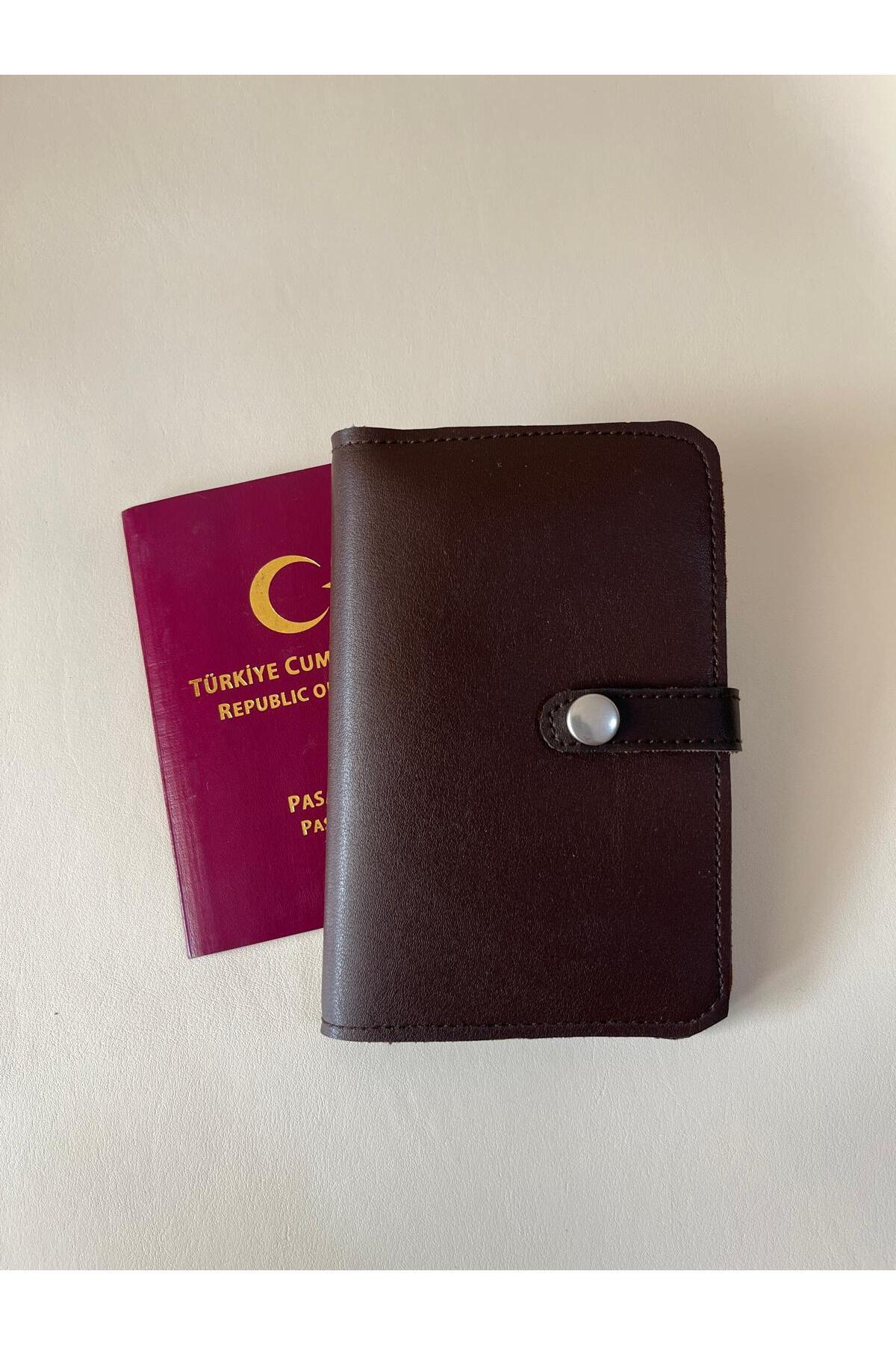 YOUC Design Suni Deri Vegan Pasaport Kılıfı, Ruhsat Kılıfı, Pasaport Koruyucu