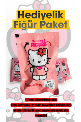 HEDİYEVİM Hello Kitty Hediyelik Figür Paket Hello Kitty Hediyelik Paket 1 ADET