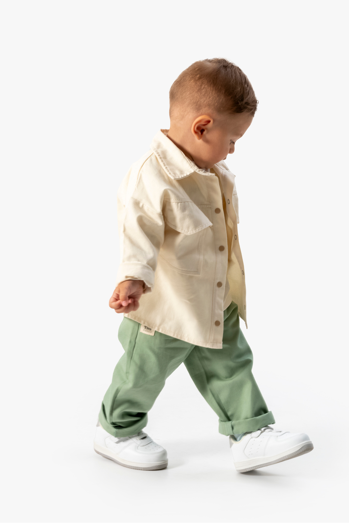 Jikko Baby Erkek Bebek Gabardin Ceketli 3'lü Takım 9041 MS fotoğrafı 2 (önizleme)