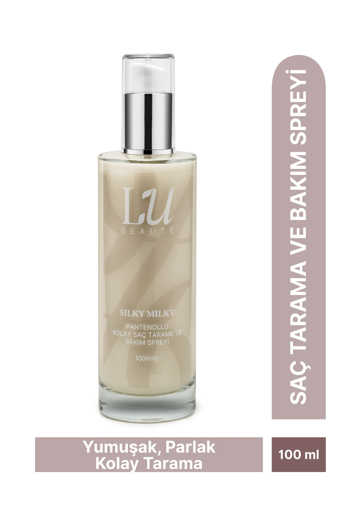SILKY MILKY Pantenollü Kolay Saç Tarama Ve Bakım Spreyi 100ml — silky-milky-pantenollu-kolay-sac-tarama-