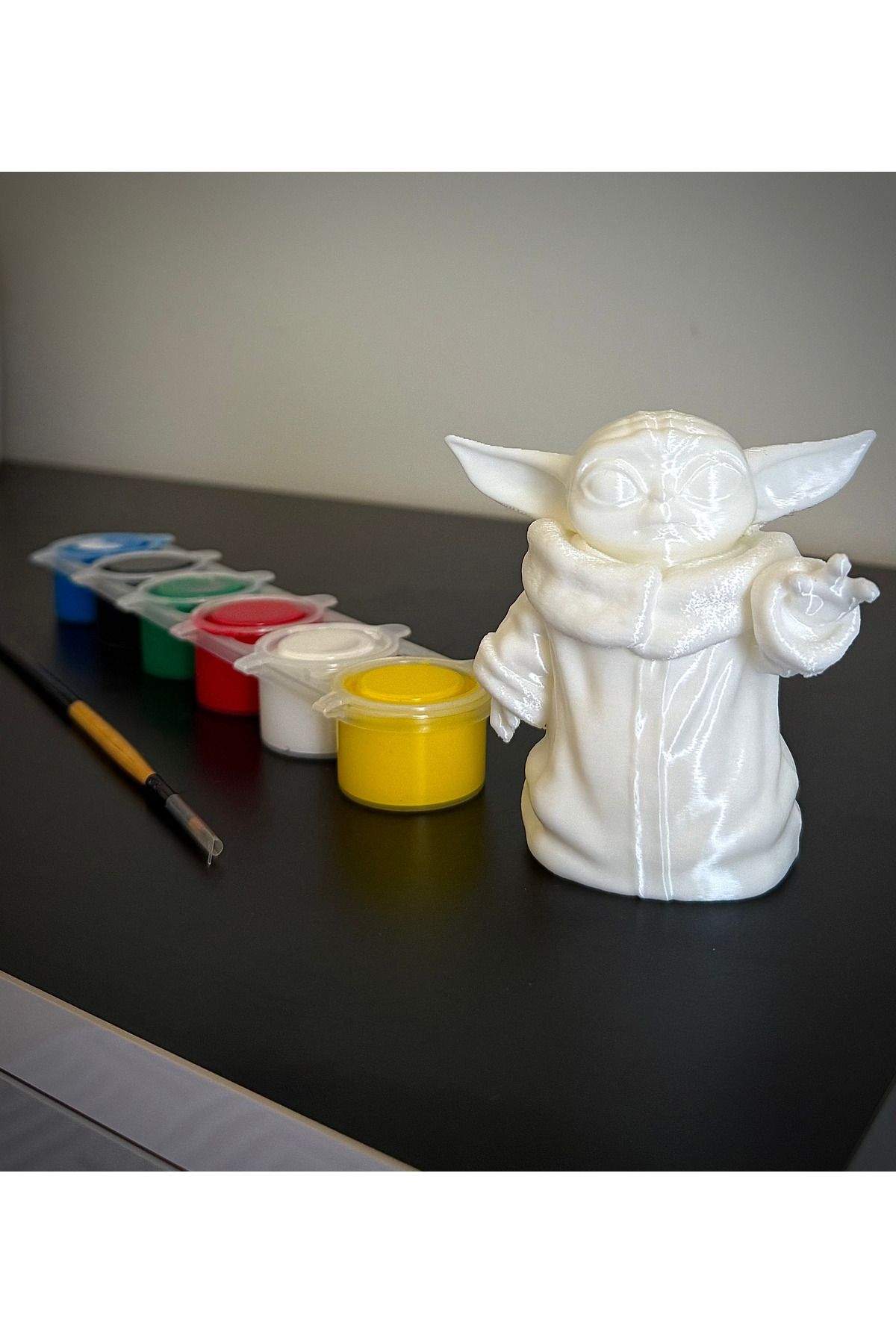 İ&G Çiçek ve Hobi evi 3D Baskı Boyanabilir Figür Seti-Kendin Yap-Çizgi Karakter Boyama Seti