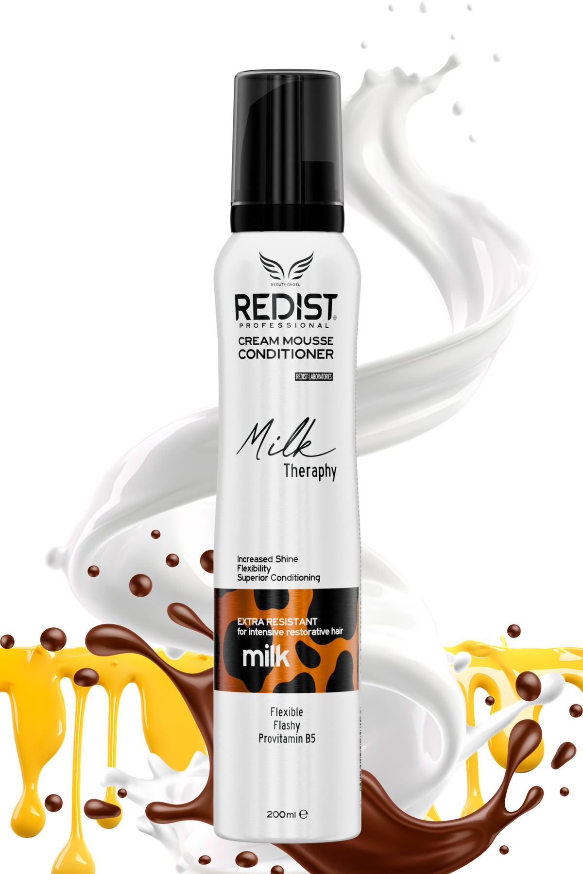 Redist Milk Therapy Saç Bakım Köpüğü 200 ml – Süt Proteini ile Nemlendirici ve Yumuşatıcı Etki - Vegan