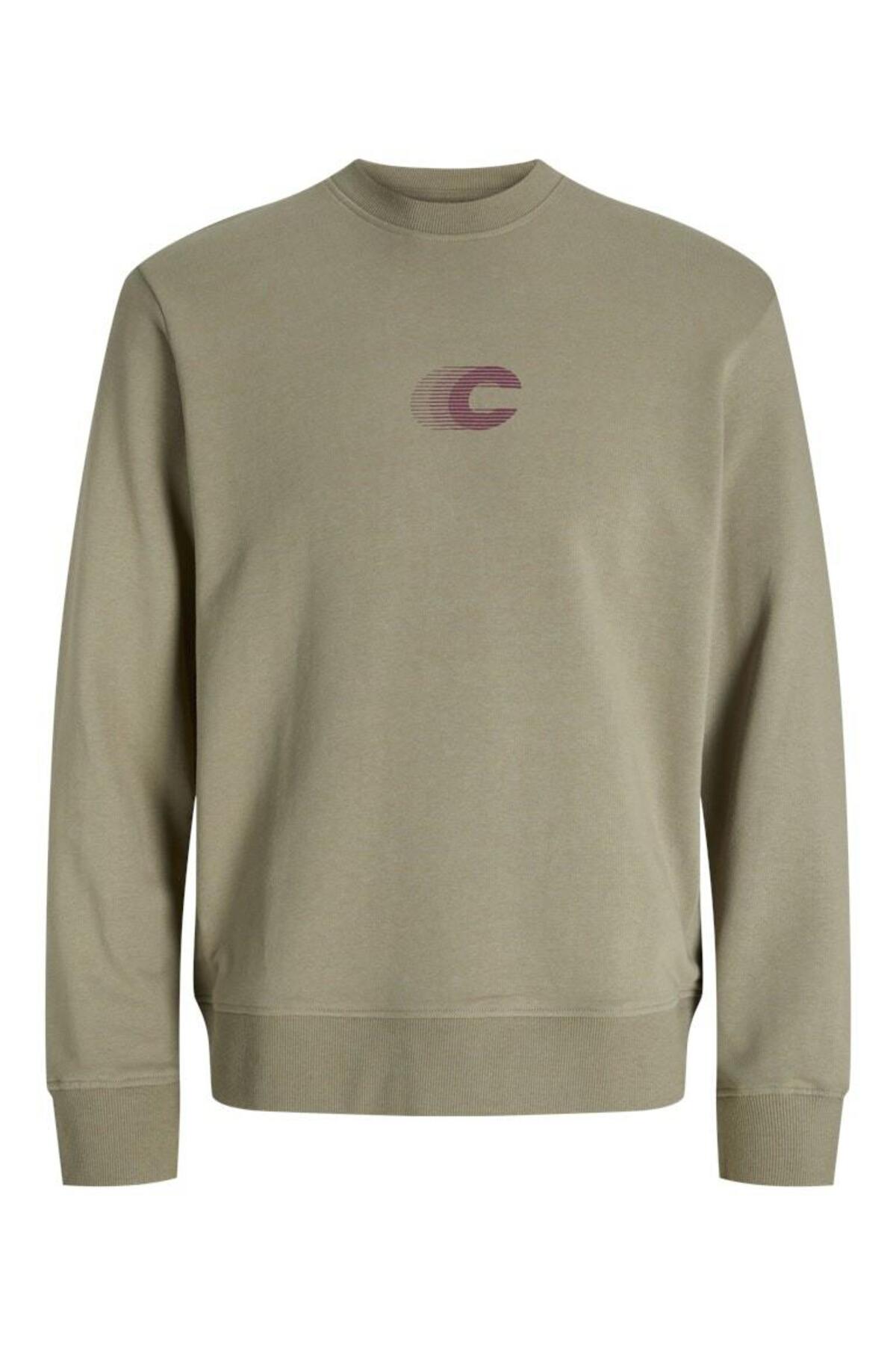 جک اند جونز سویشرت مردانه جک جونز مدل Vibrant Crew Neck Relax Fit کد 12277749