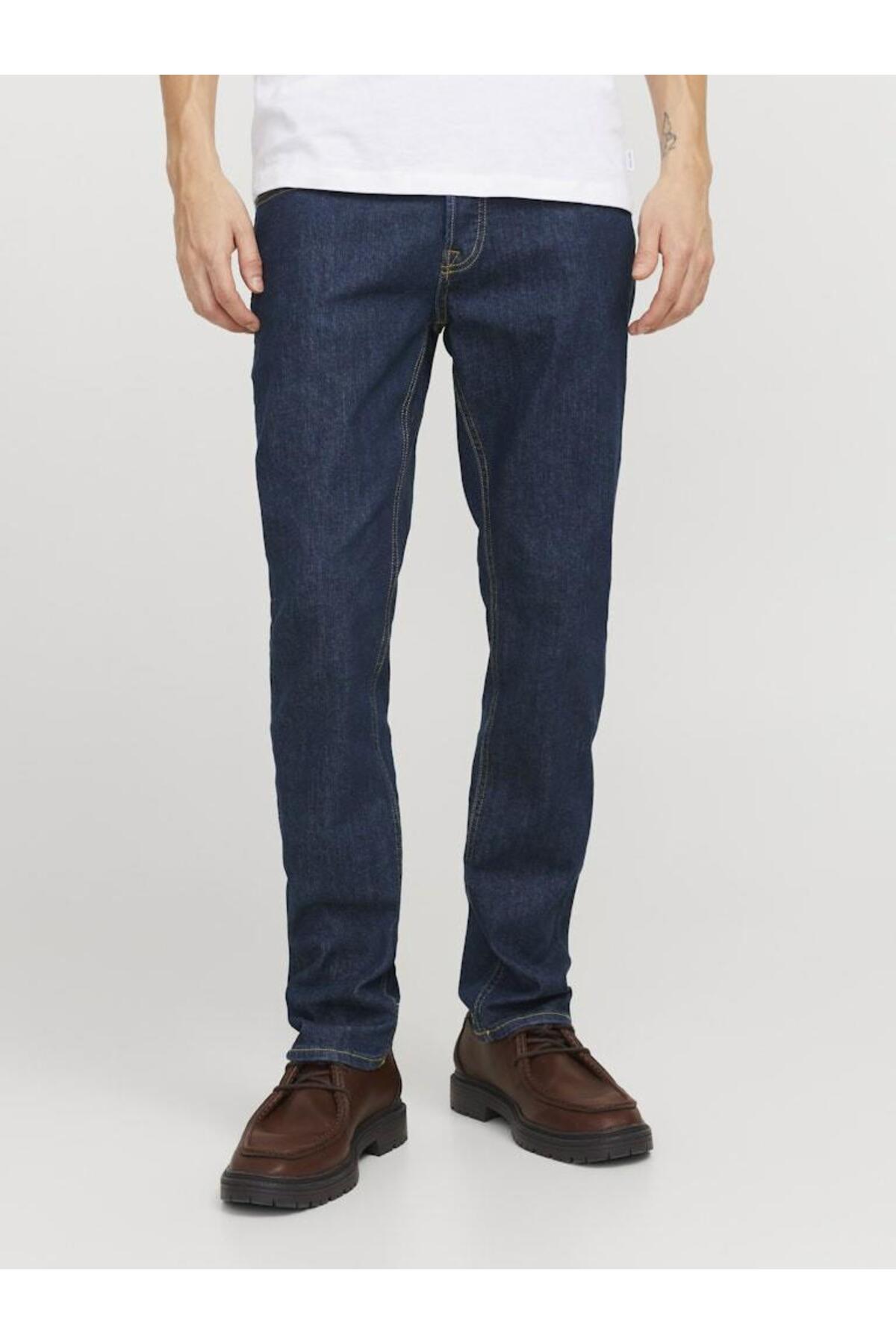 شلوار جین مردانه راسته فاق نرمال | جک اند جونز Jack & Jones 12259062 - تصویر 4