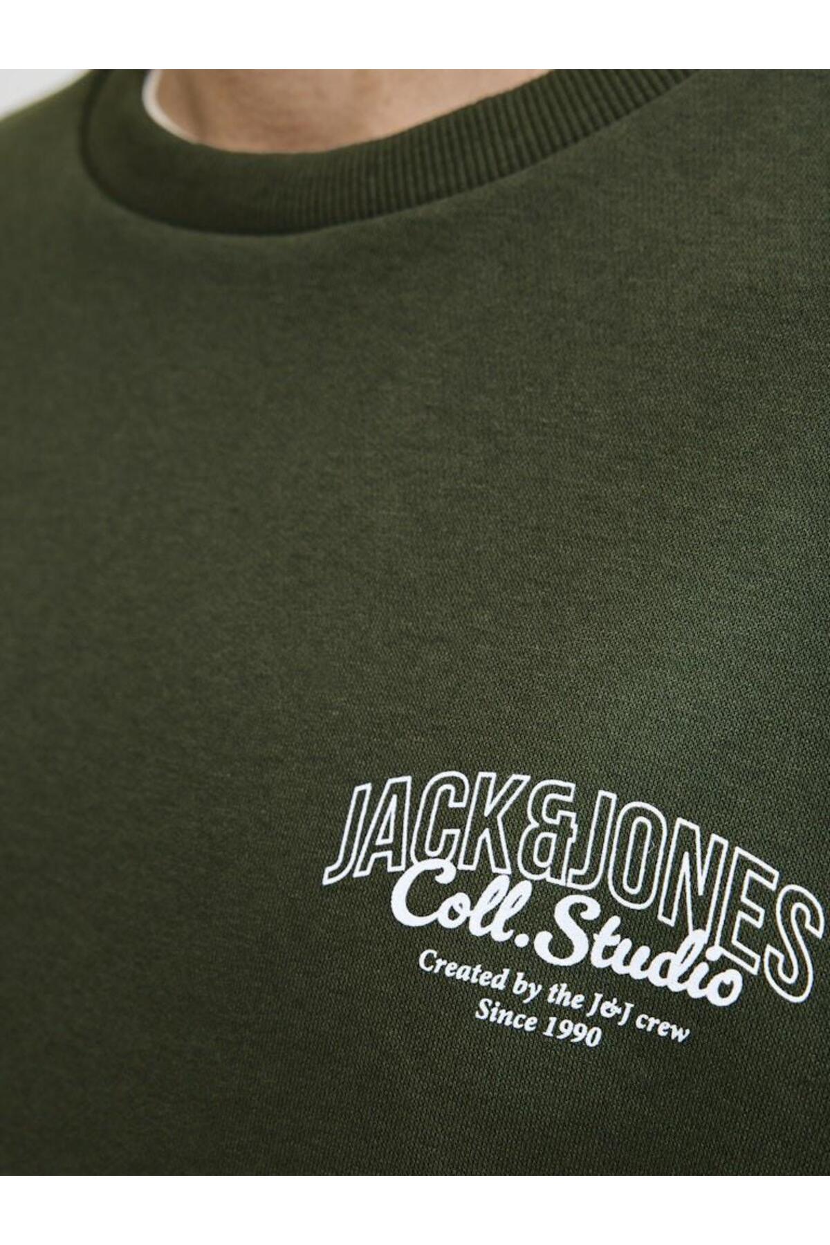 سویشرت مردانه راسته آستین بلند | جک اند جونز Jack & Jones 12278601 - تصویر 6