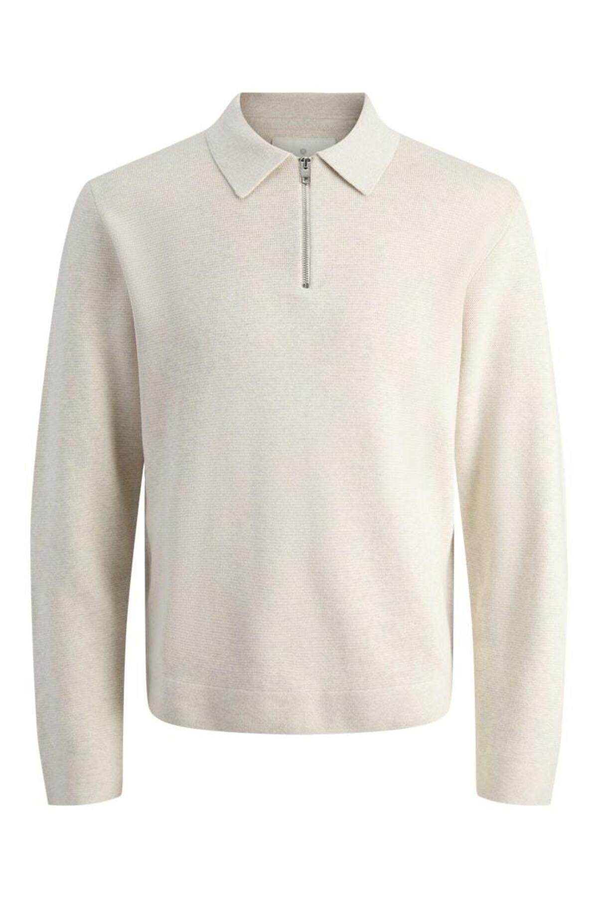 ژاکت کشی مردانه راسته آستین بلند | جک اند جونز Jack & Jones 12281743 - تصویر 5