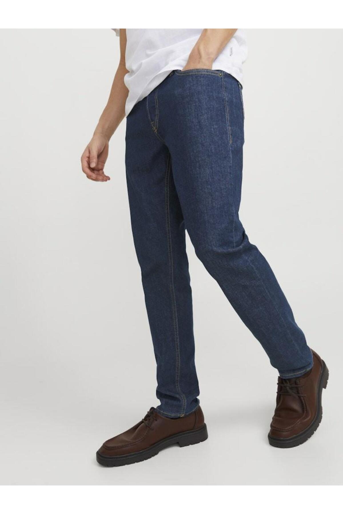 شلوار جین مردانه راسته فاق نرمال | جک اند جونز Jack & Jones 12259062 - تصویر 5