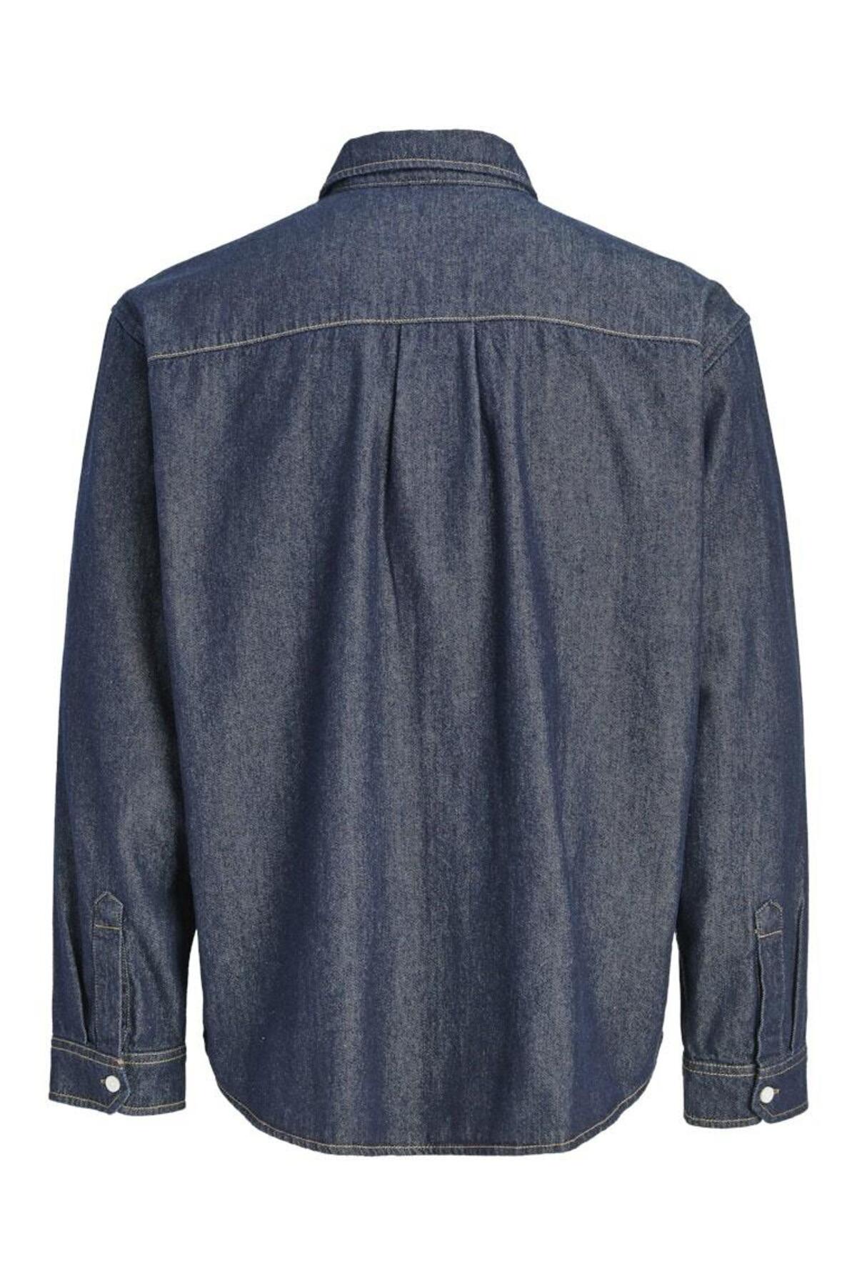پیراهن مردانه راسته آستین بلند | جک اند جونز Jack & Jones 12282775 - تصویر 6