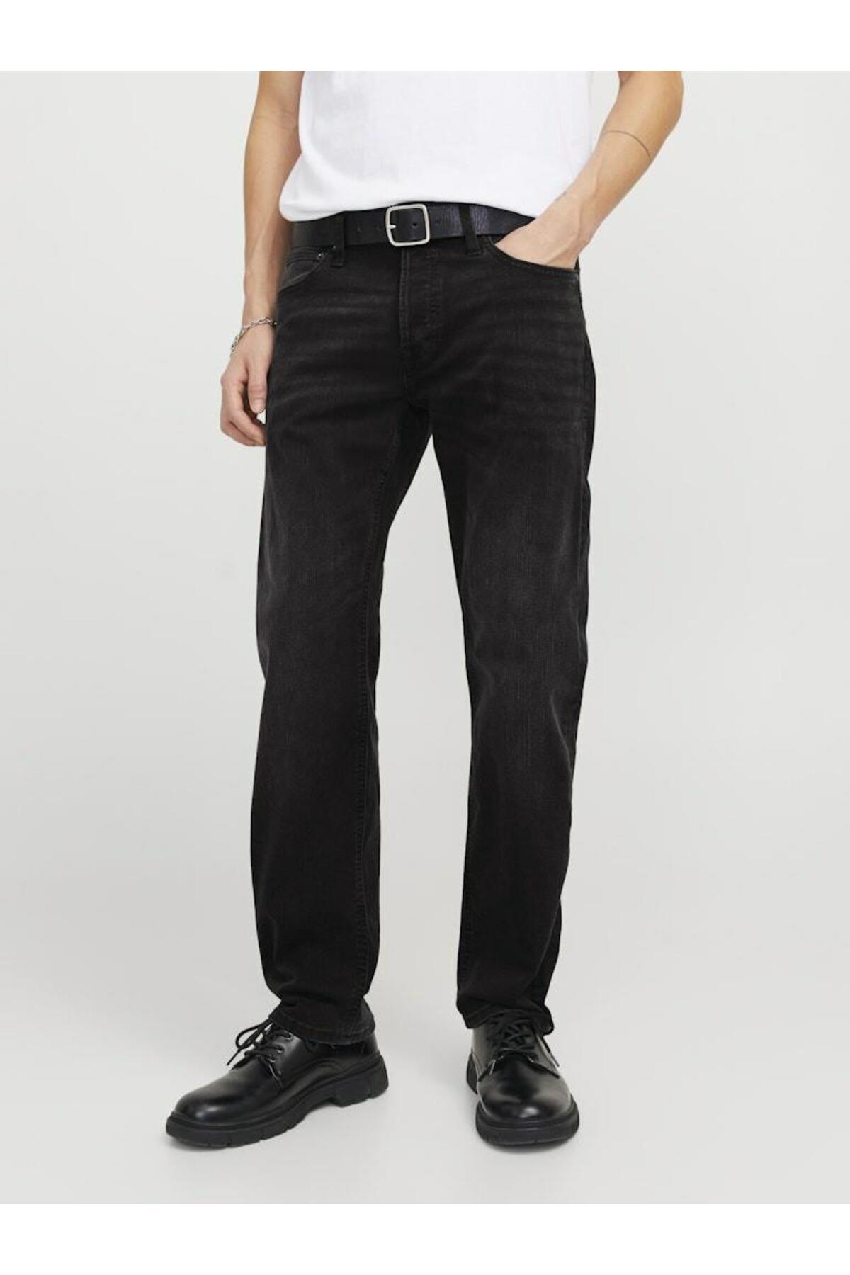 شلوار جین مردانه راسته فاق نرمال | جک اند جونز Jack & Jones 12264026 - تصویر 3