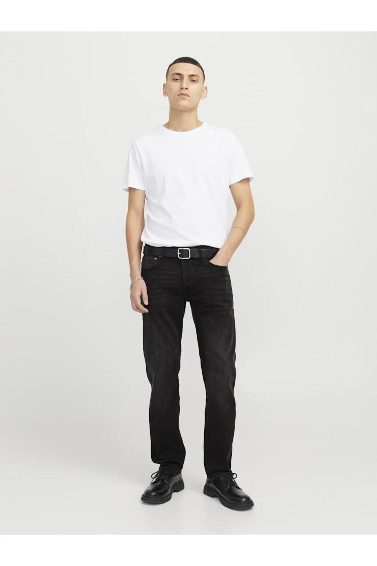 شلوار جین مردانه راسته فاق نرمال | جک اند جونز Jack & Jones 12264026 - تصویر 5