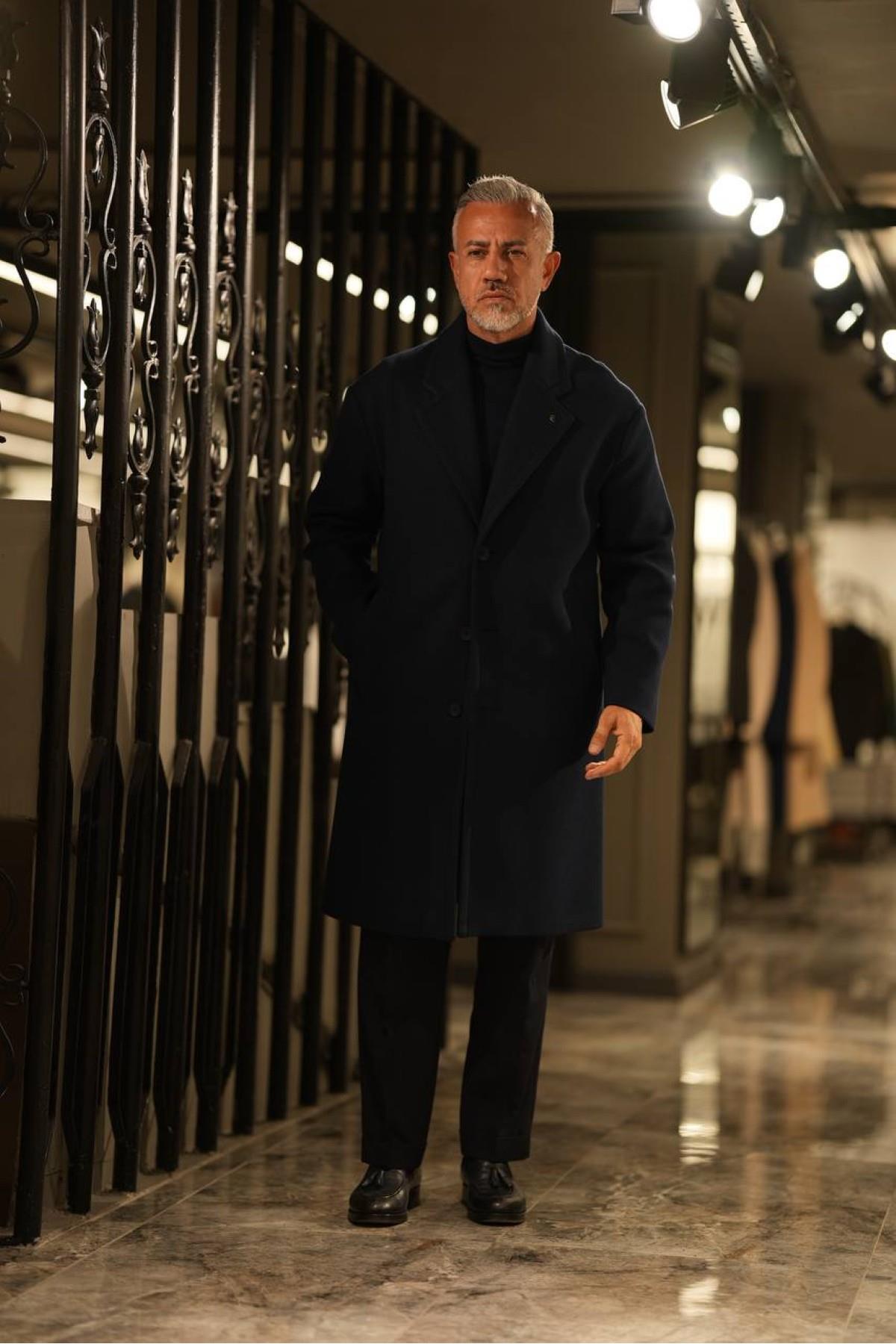 ÜÇ DÜĞME OVERSIZE KABAN — رنگارنگ P251P71651 — تصویر 5 از 5