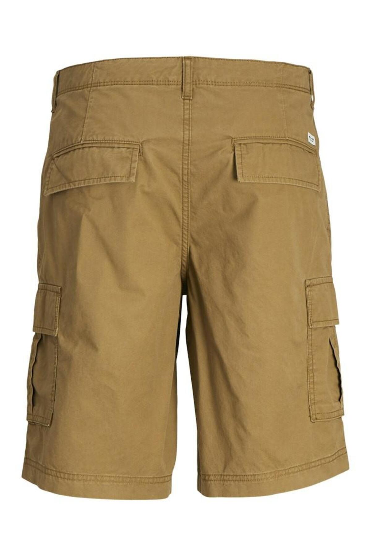 شلوارک مردانه راسته فاق نرمال | جک اند جونز Jack & Jones 12253222-Otter - تصویر 2