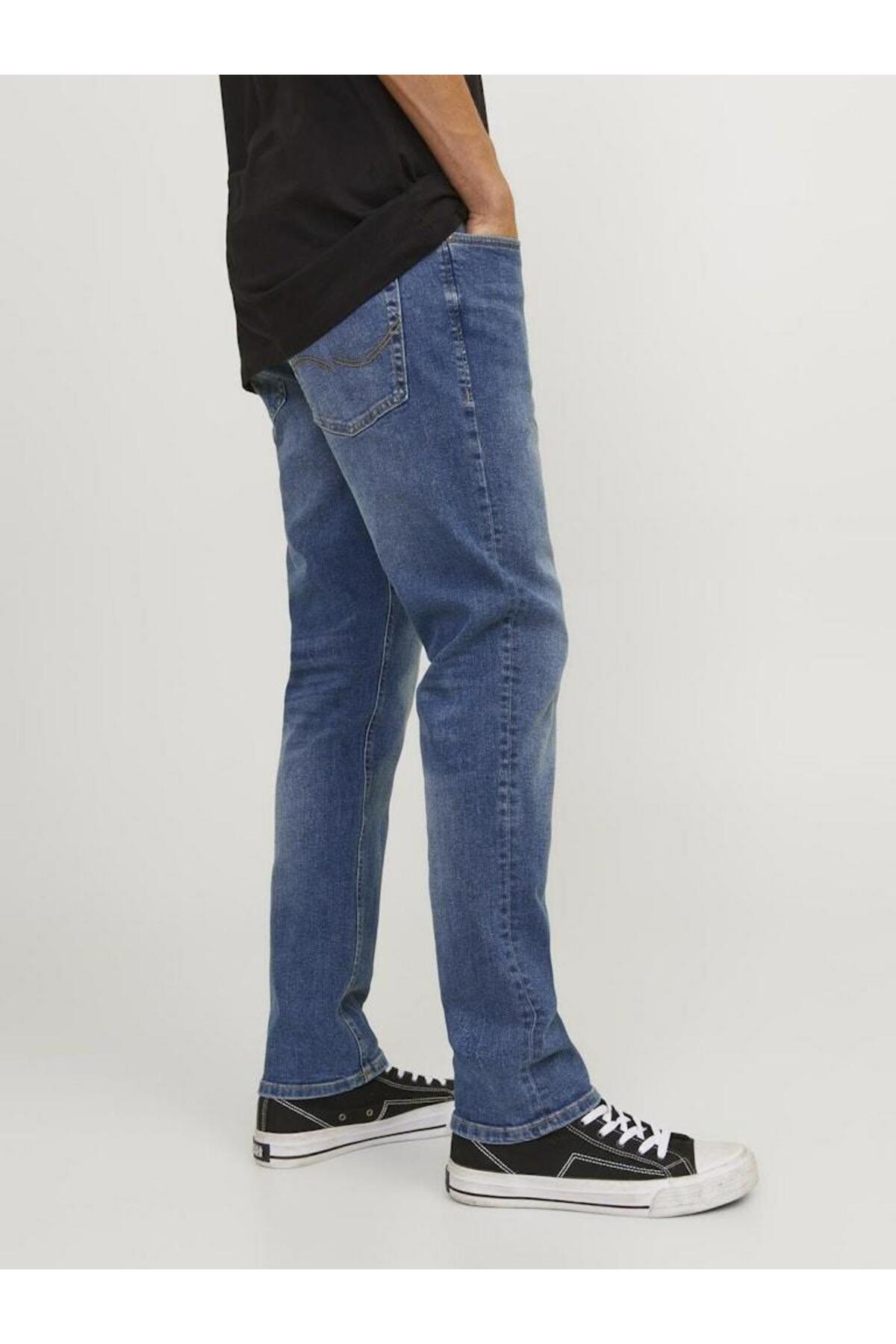 شلوار جین مردانه راسته فاق نرمال | جک اند جونز Jack & Jones 12184473 - تصویر 4