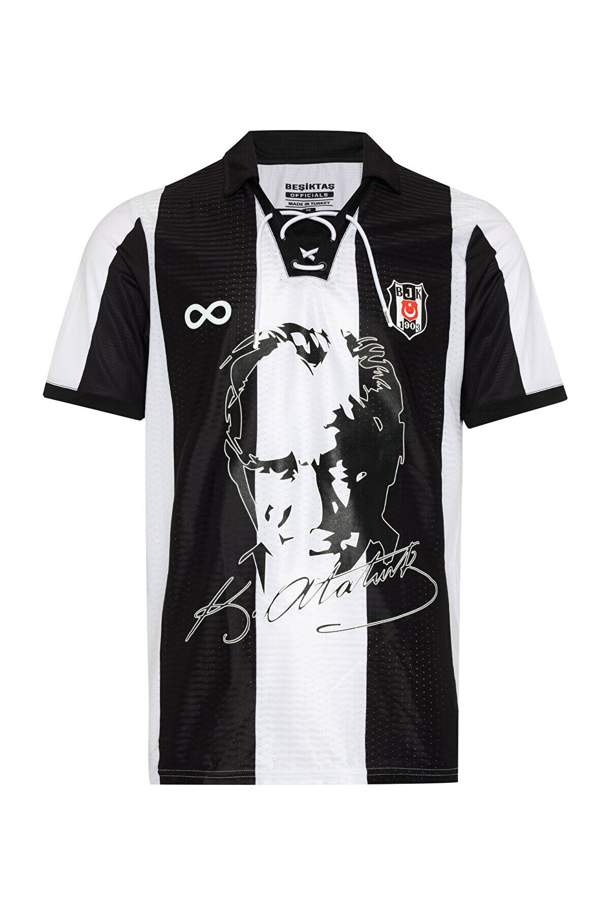 Kartal Yuvası BEŞİKTAŞ ATATÜRK POLO YAKA ÇUBUKLU FORMA 25-26